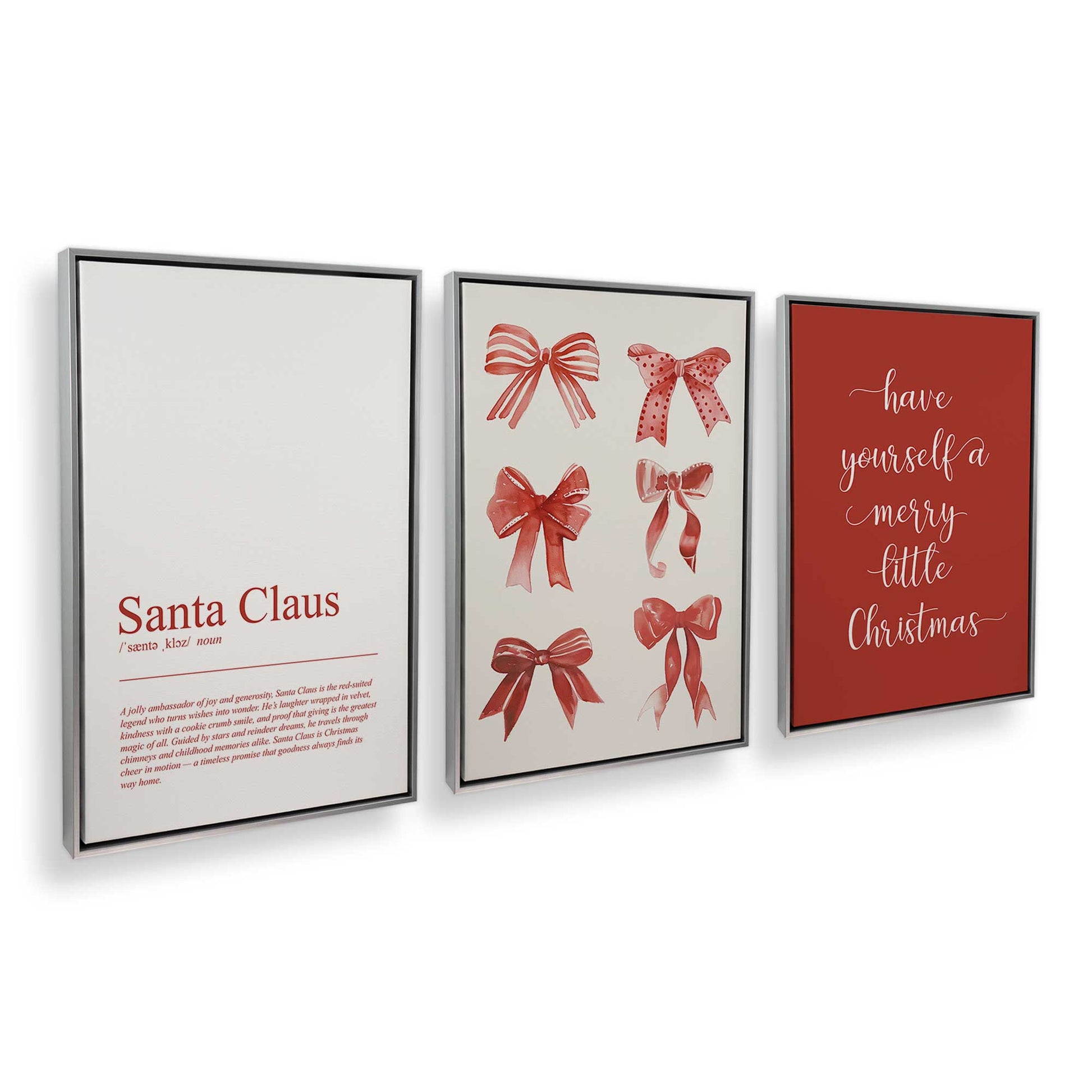 [Color:Polished Chrome], Picture of art in a Polished Chrome frame at an angle