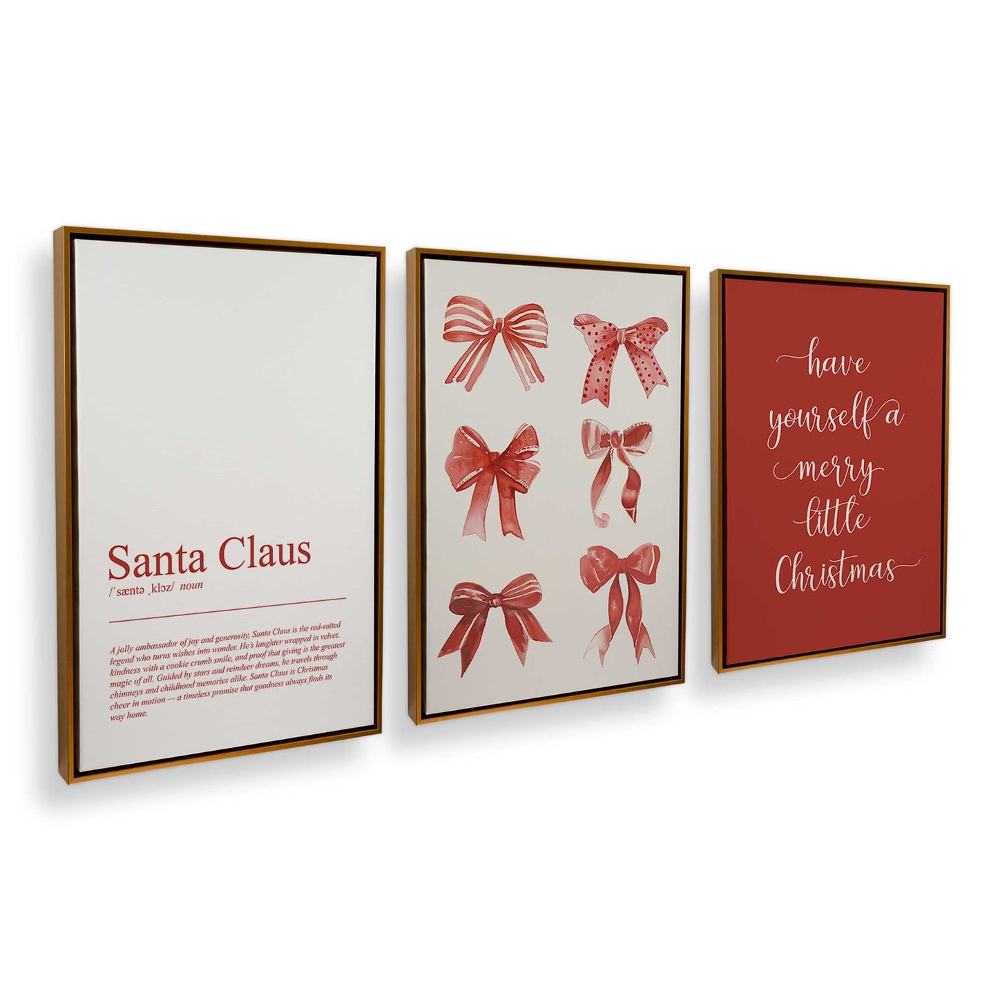 [Color:Polished Gold], Picture of art in a Polished Gold frame at an angle