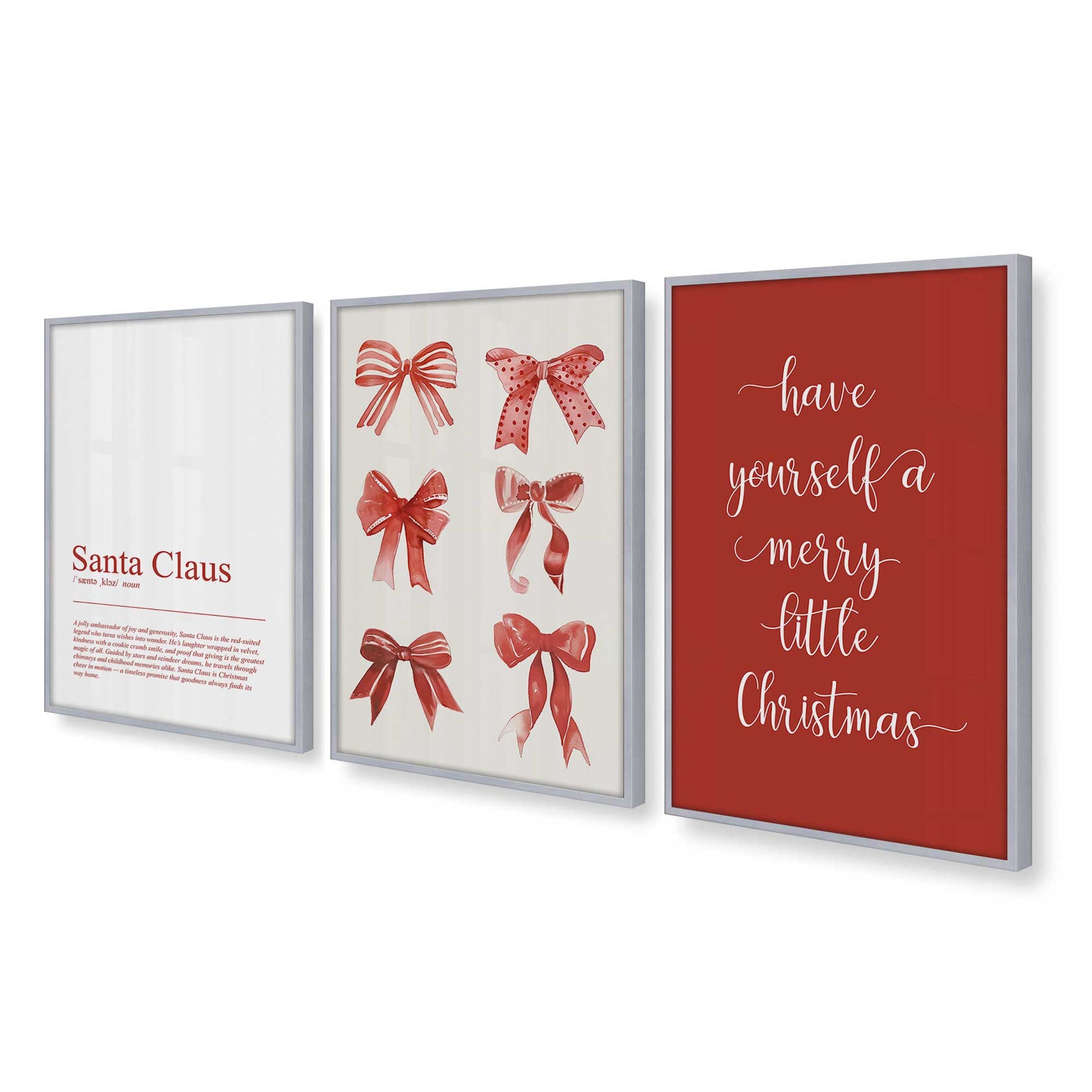 [Color:Polished Chrome], Picture of art in a Polished Chrome frame at an angle