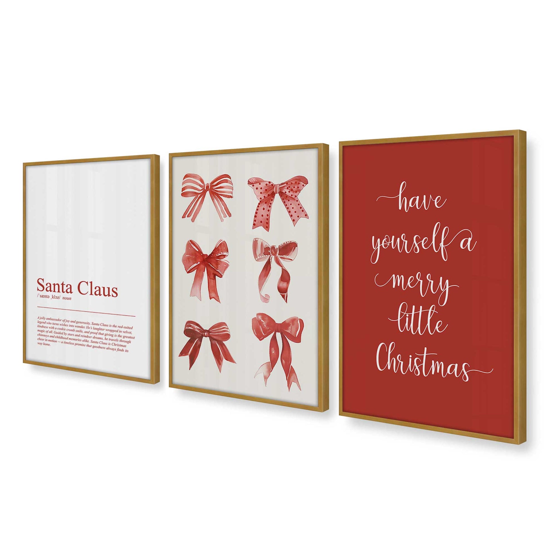 [Color:Polished Gold], Picture of art in a Polished Gold frame at an angle