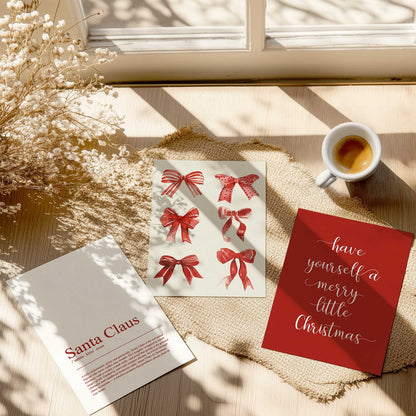 Jingle Bow Joy Set of 3 Prints