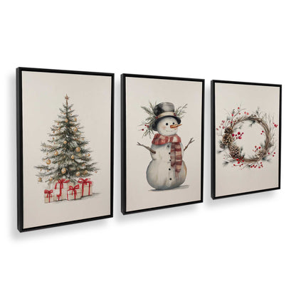 [Color:Satin Black], Picture of art in a Satin Black frame at an angle