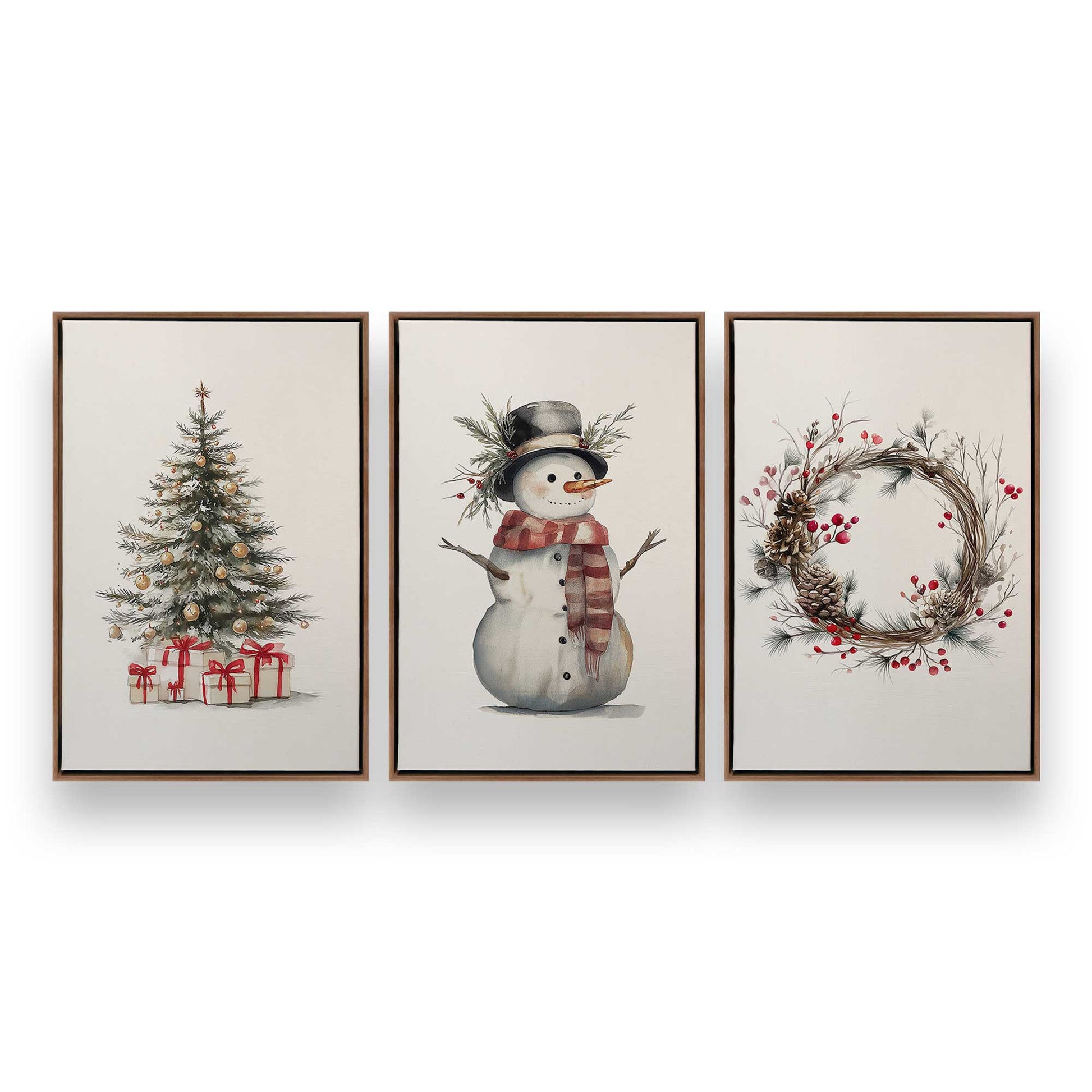 [Color:Walnut], Picture of art in a Walnut frame