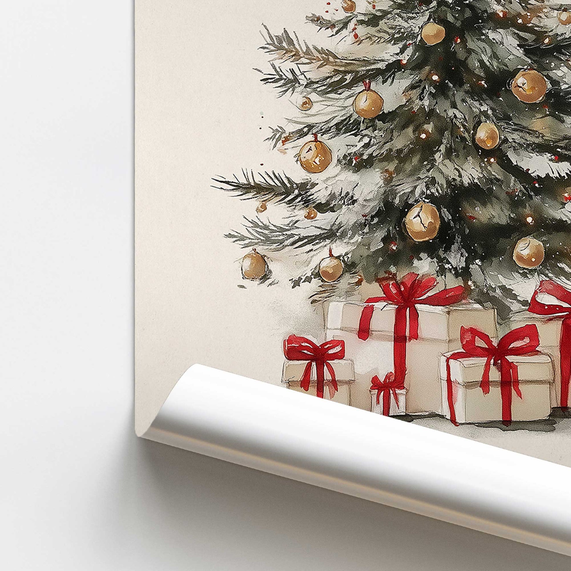 [color:Rolled Print], Picture of close up of art