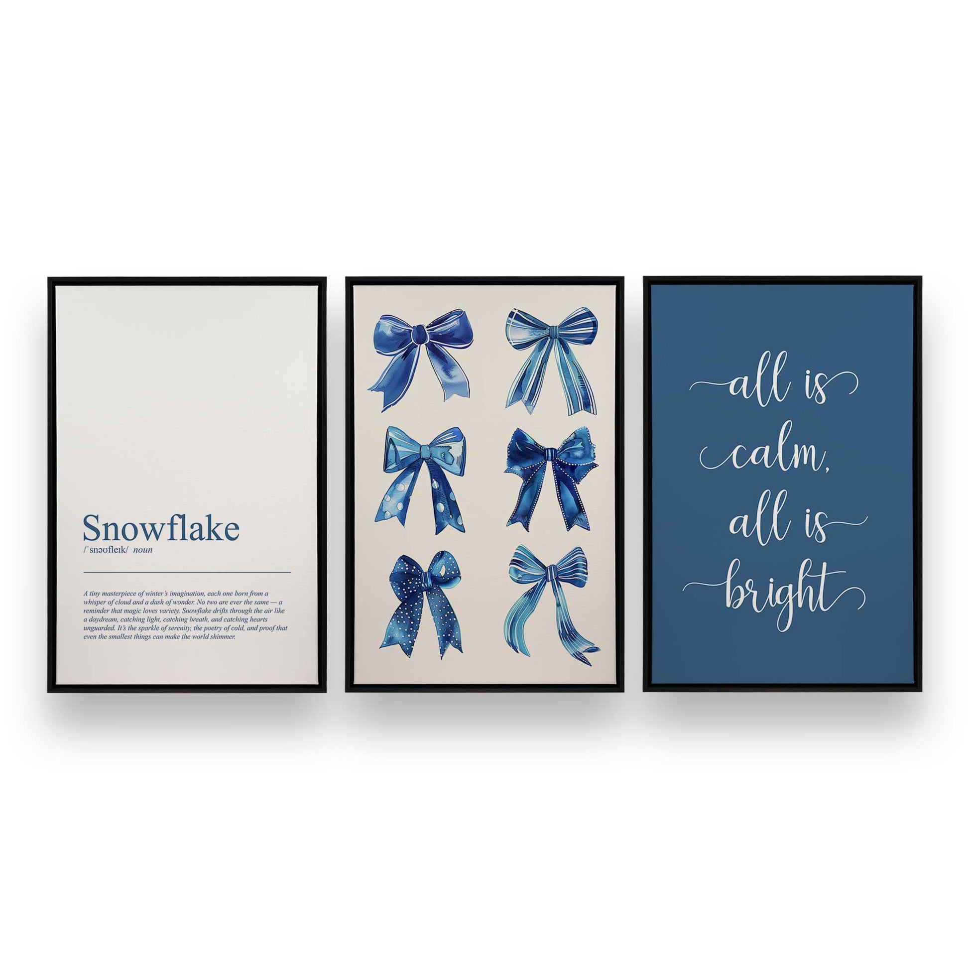 [Color:Satin Black], Picture of art in a Satin Black frame