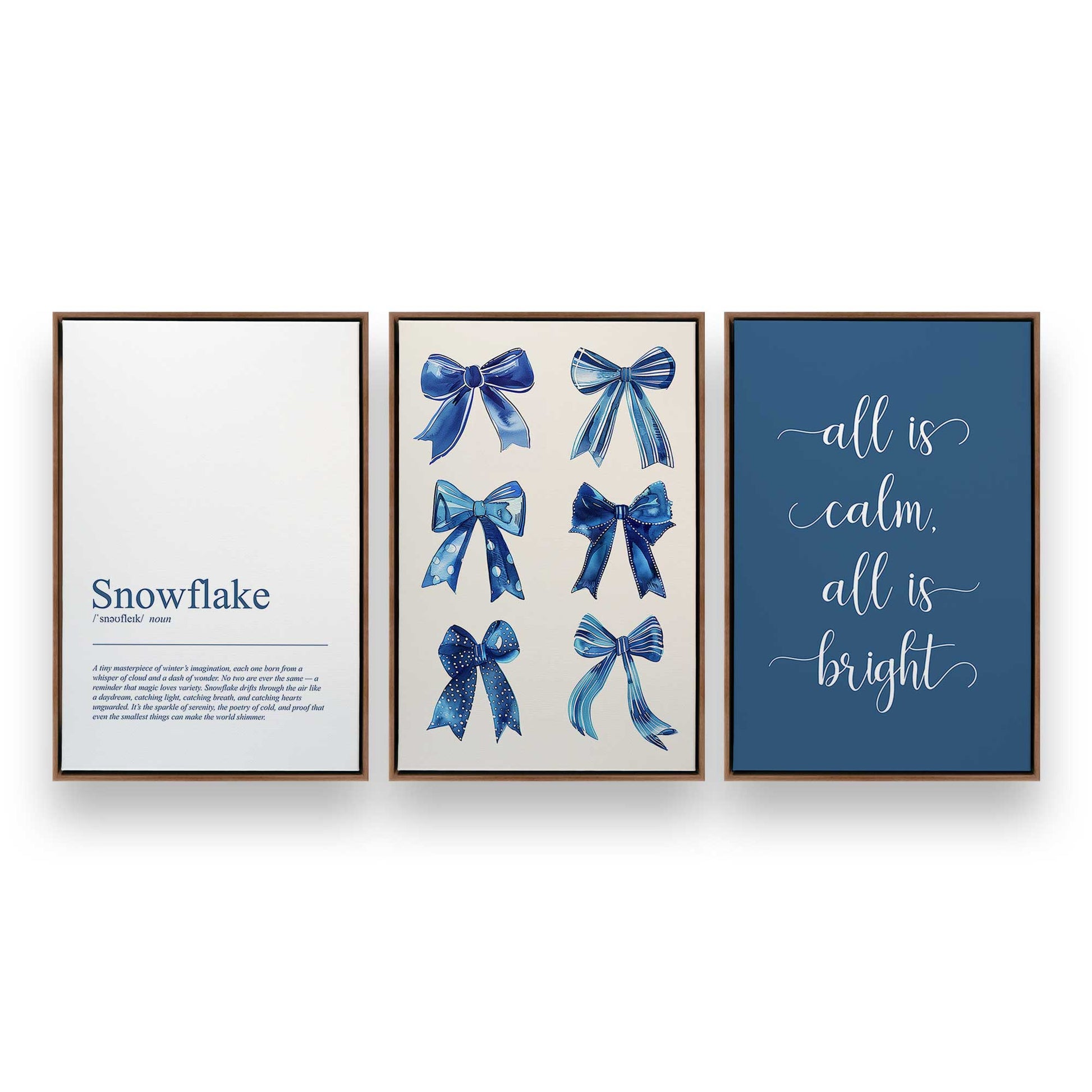 [Color:Walnut], Picture of art in a Walnut frame