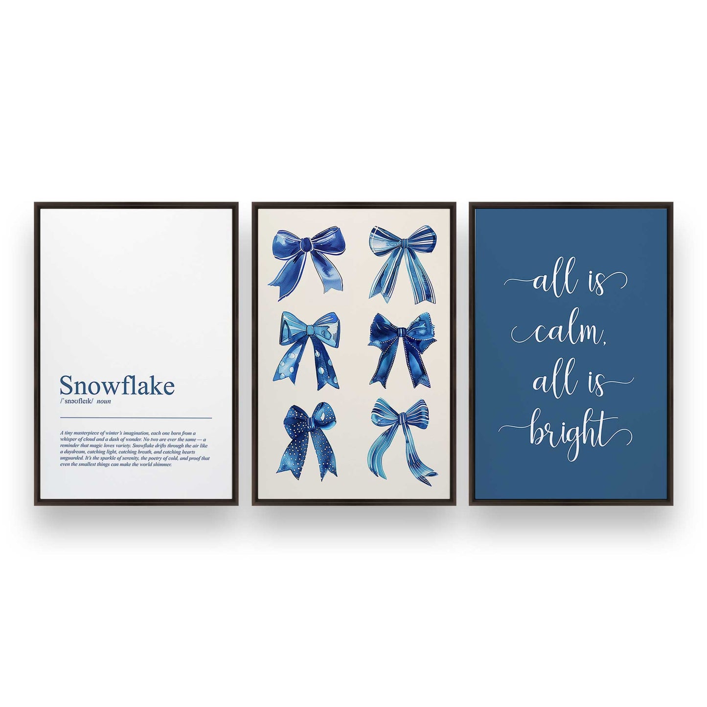 [Color:Espresso], Picture of art in an Espresso frame