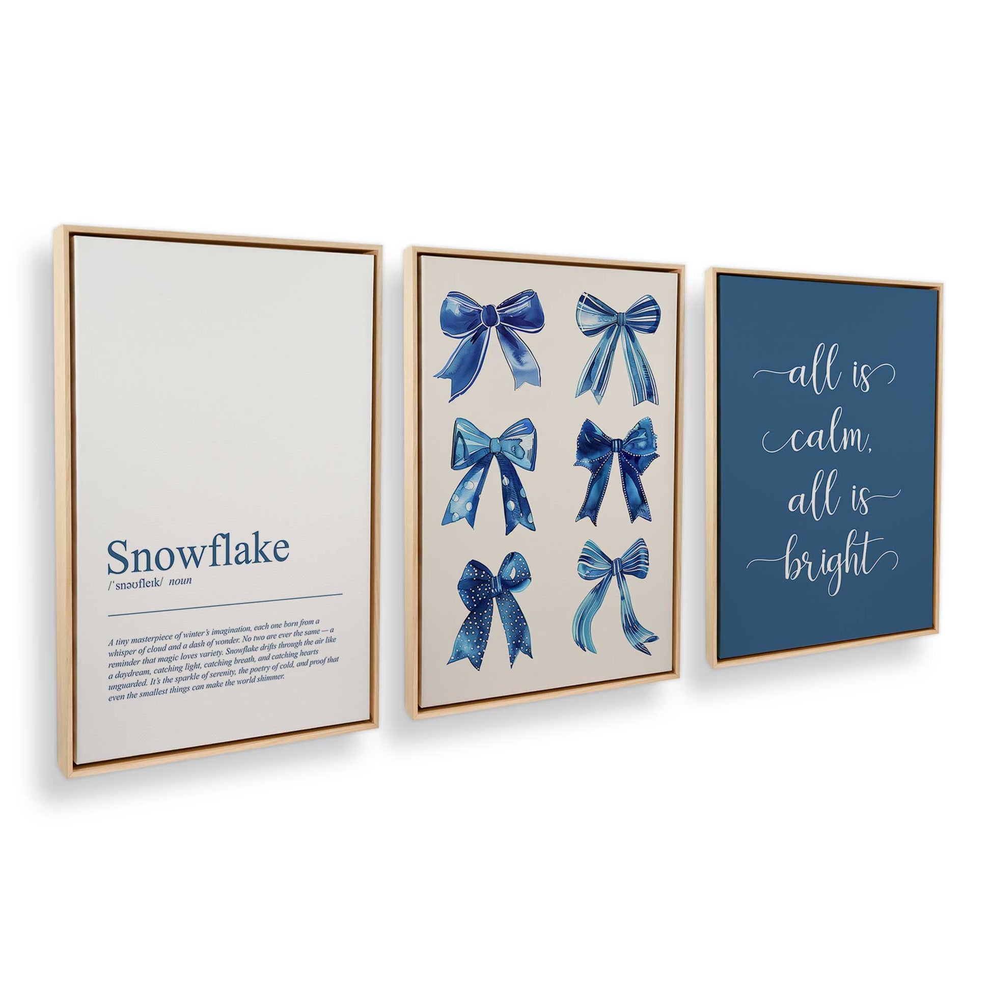 [Color:American Maple], Picture of art in an American Maple frame at an angle