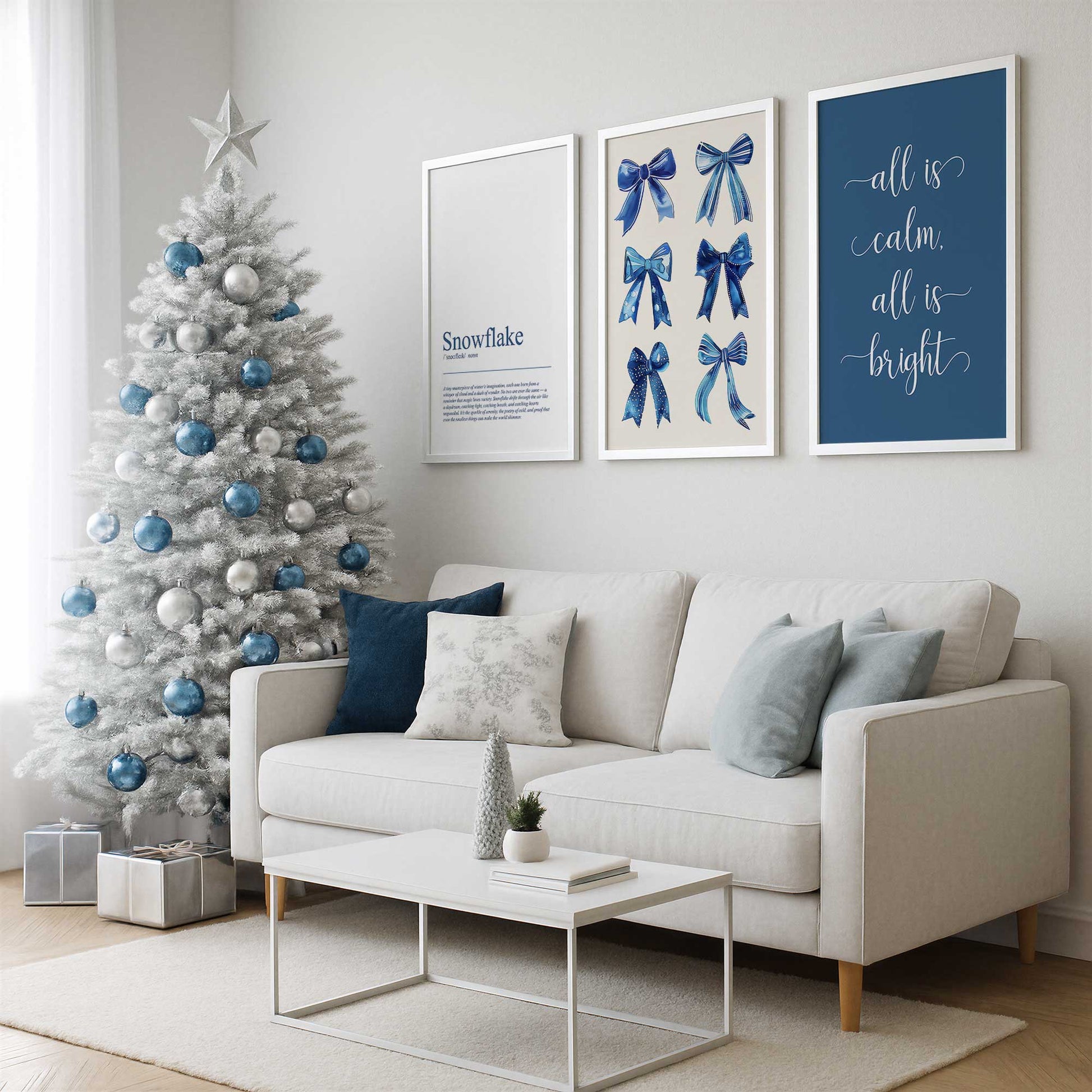 [Color:Opaque White], Picture of art in an Opaque White frame