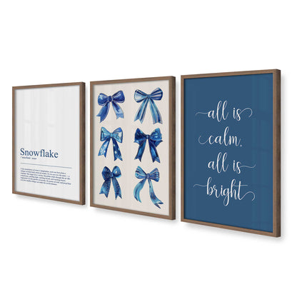 [Color:Walnut], Picture of art in a Walnut frame at an angle