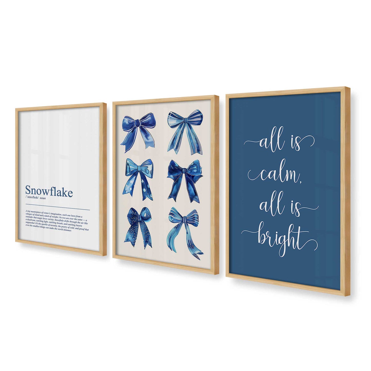 [Color:American Maple], Picture of art in an American Maple frame at an angle