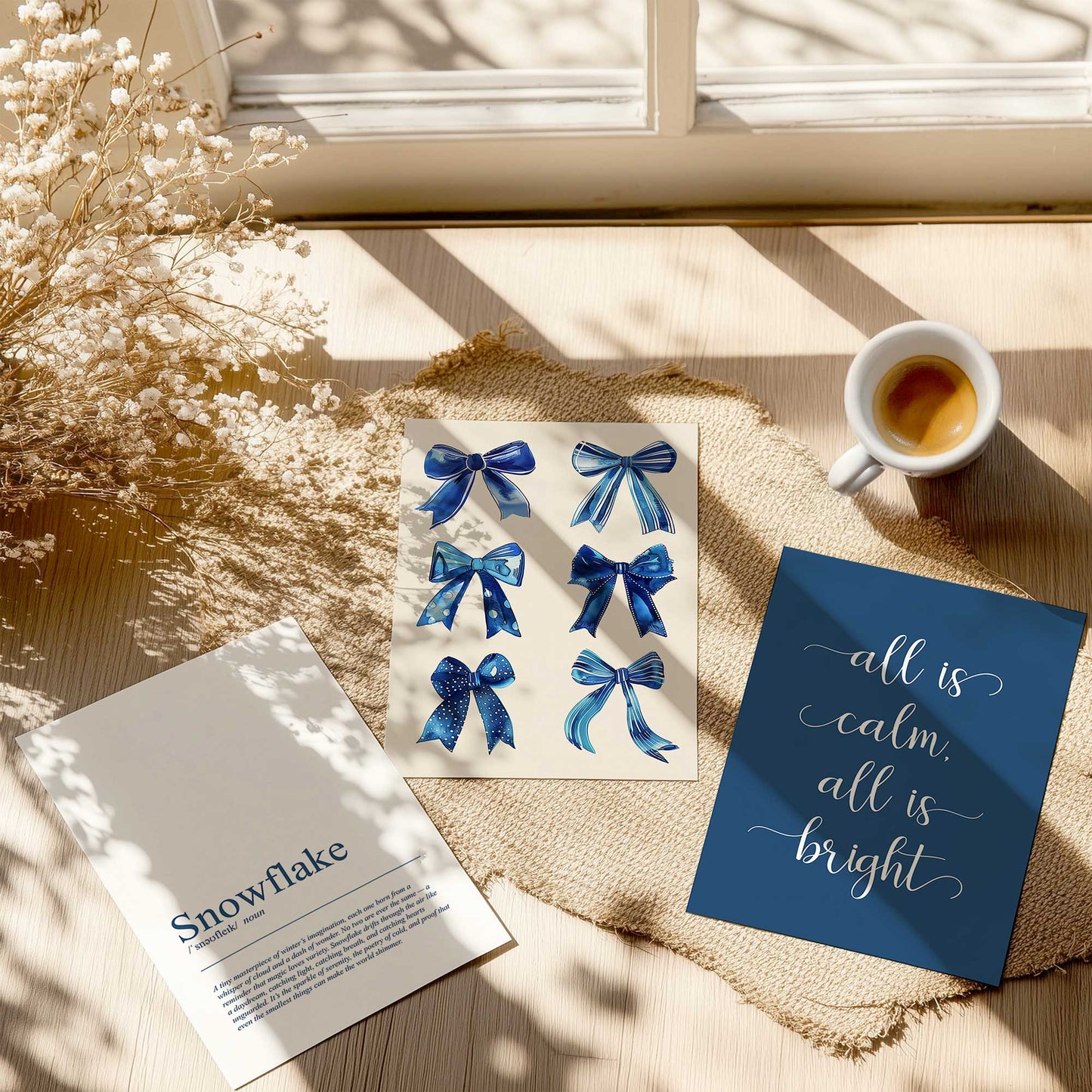 Ribbon Reverie Set of 3 Prints