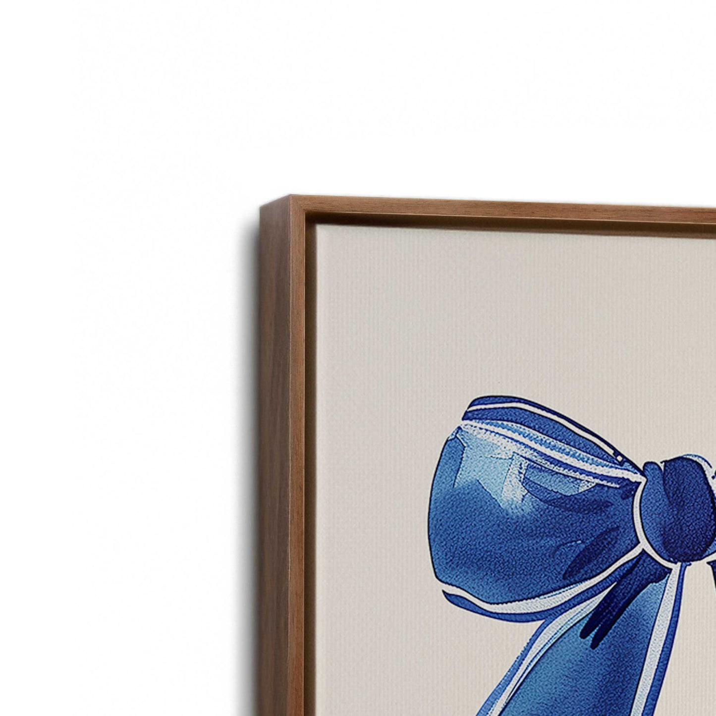 [Color:Walnut], Picture of the corner of the art