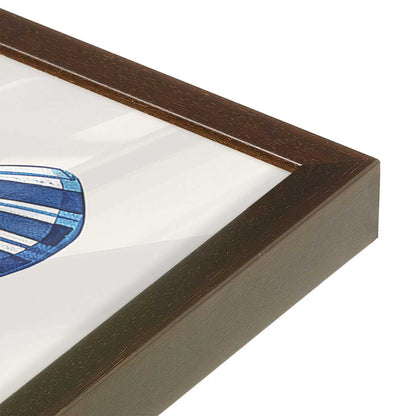 [Color:Belvinder Brown], Picture of art in a Belvinder Brown frame of the corner