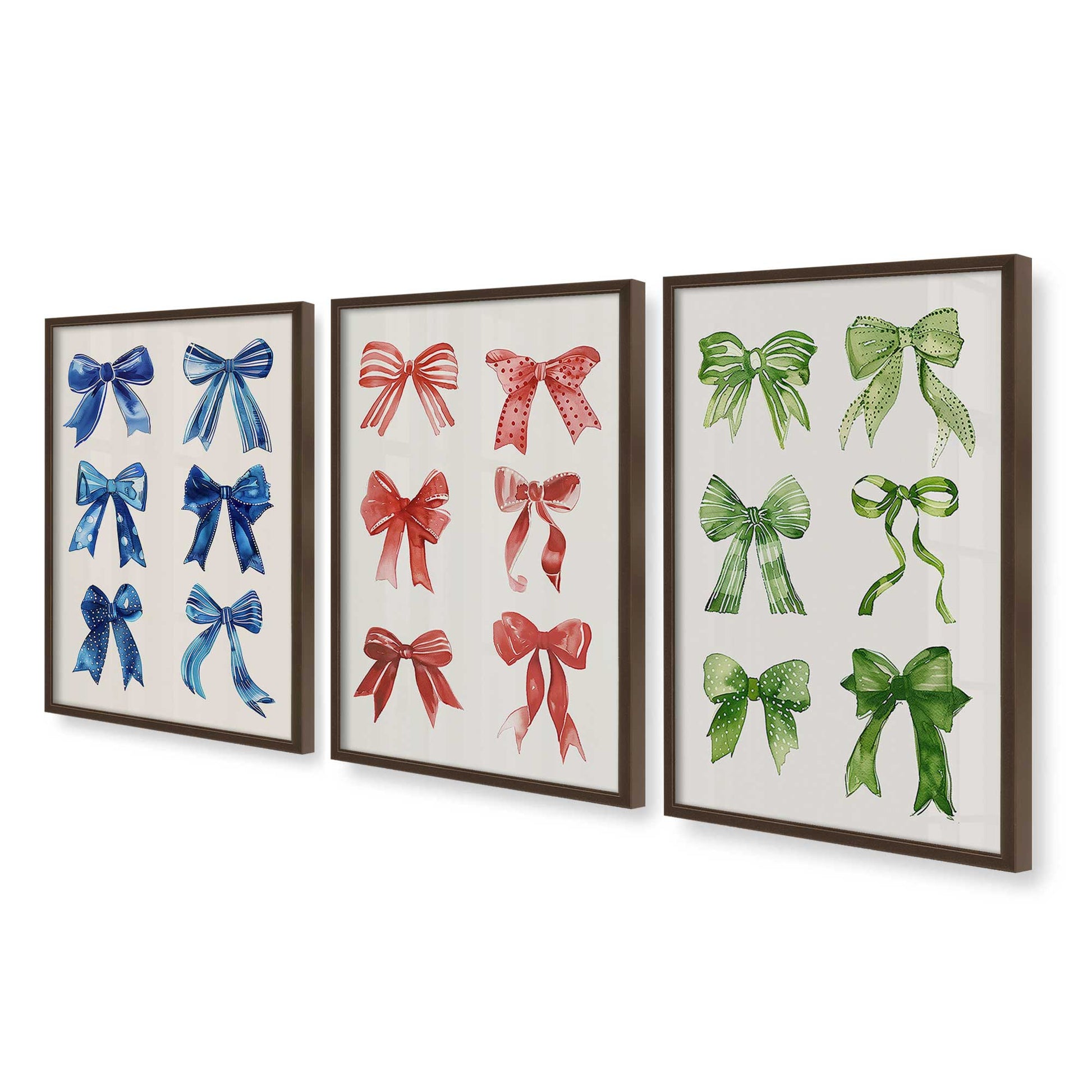 [Color:Belvinder Brown], Picture of art in a Belvinder Brown frame at an angle