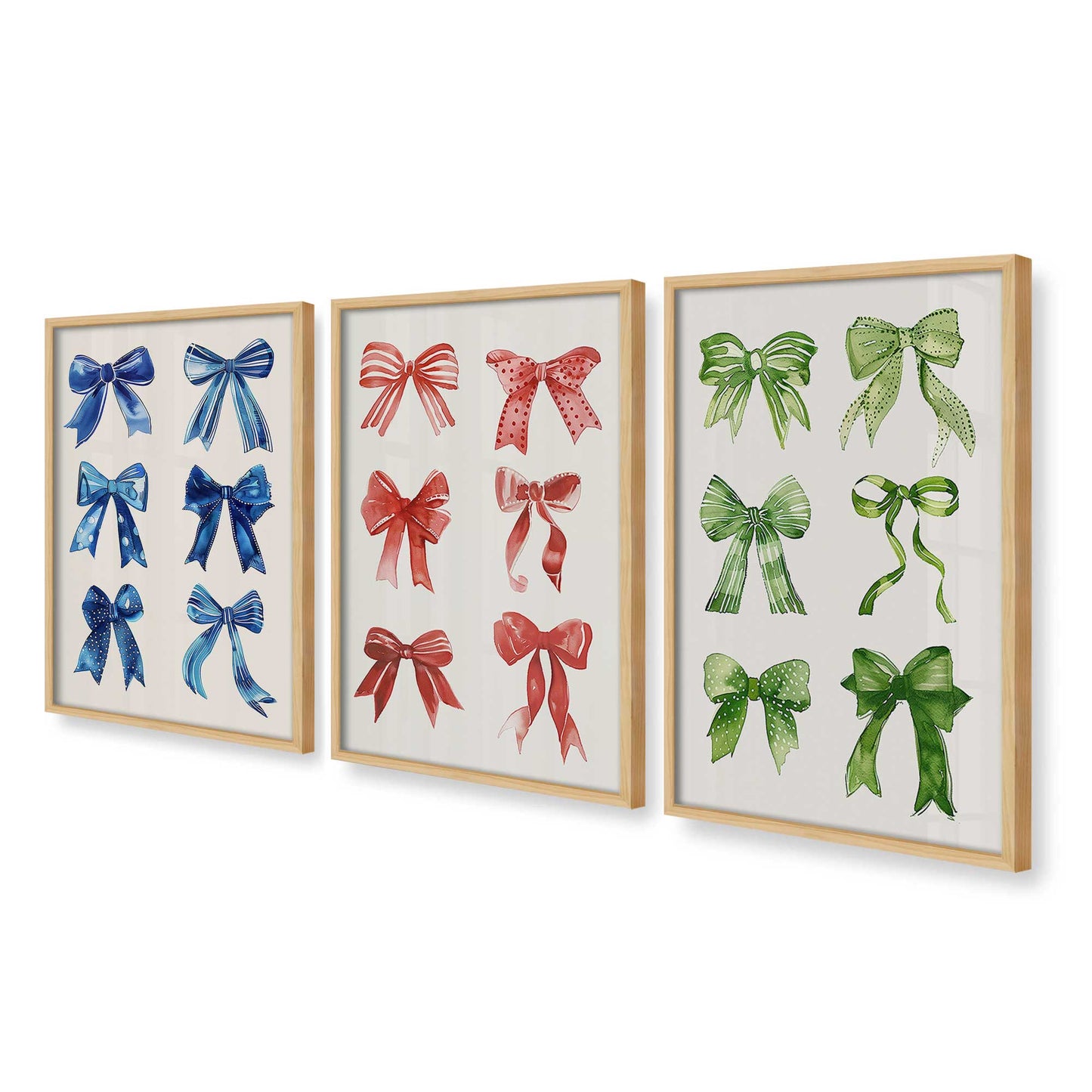 [Color:American Maple], Picture of art in an American Maple frame at an angle