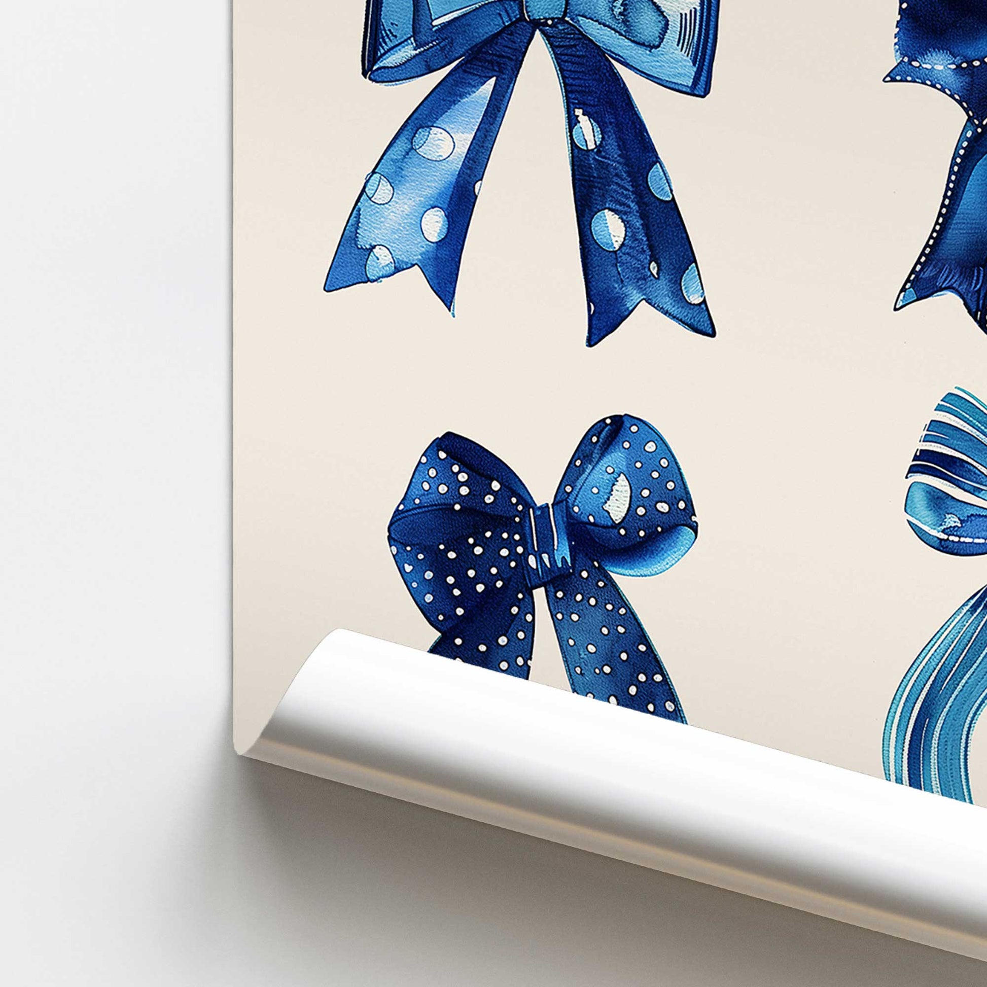 [color:Rolled Print], Picture of close up of art