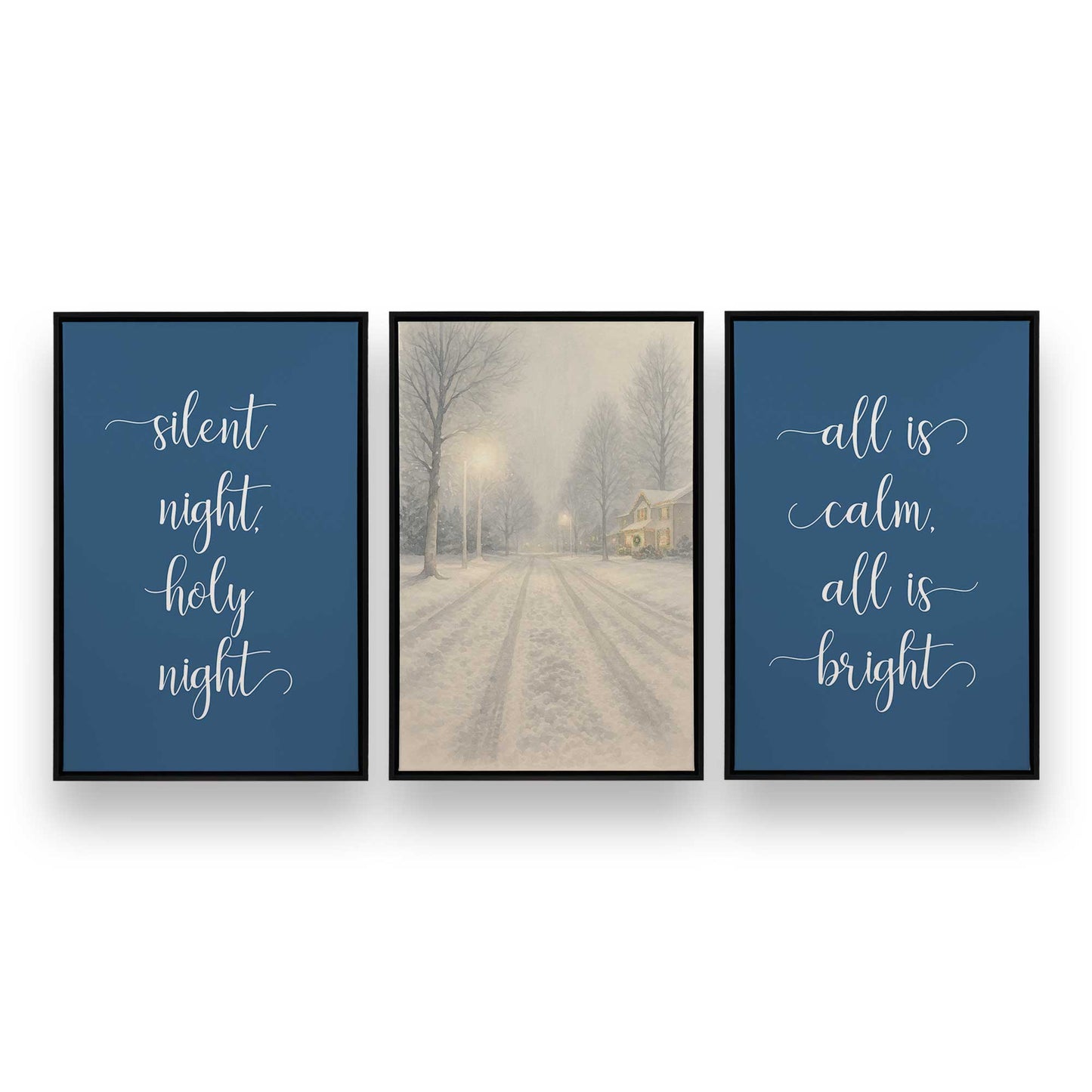 [Color:Satin Black], Picture of art in a Satin Black frame