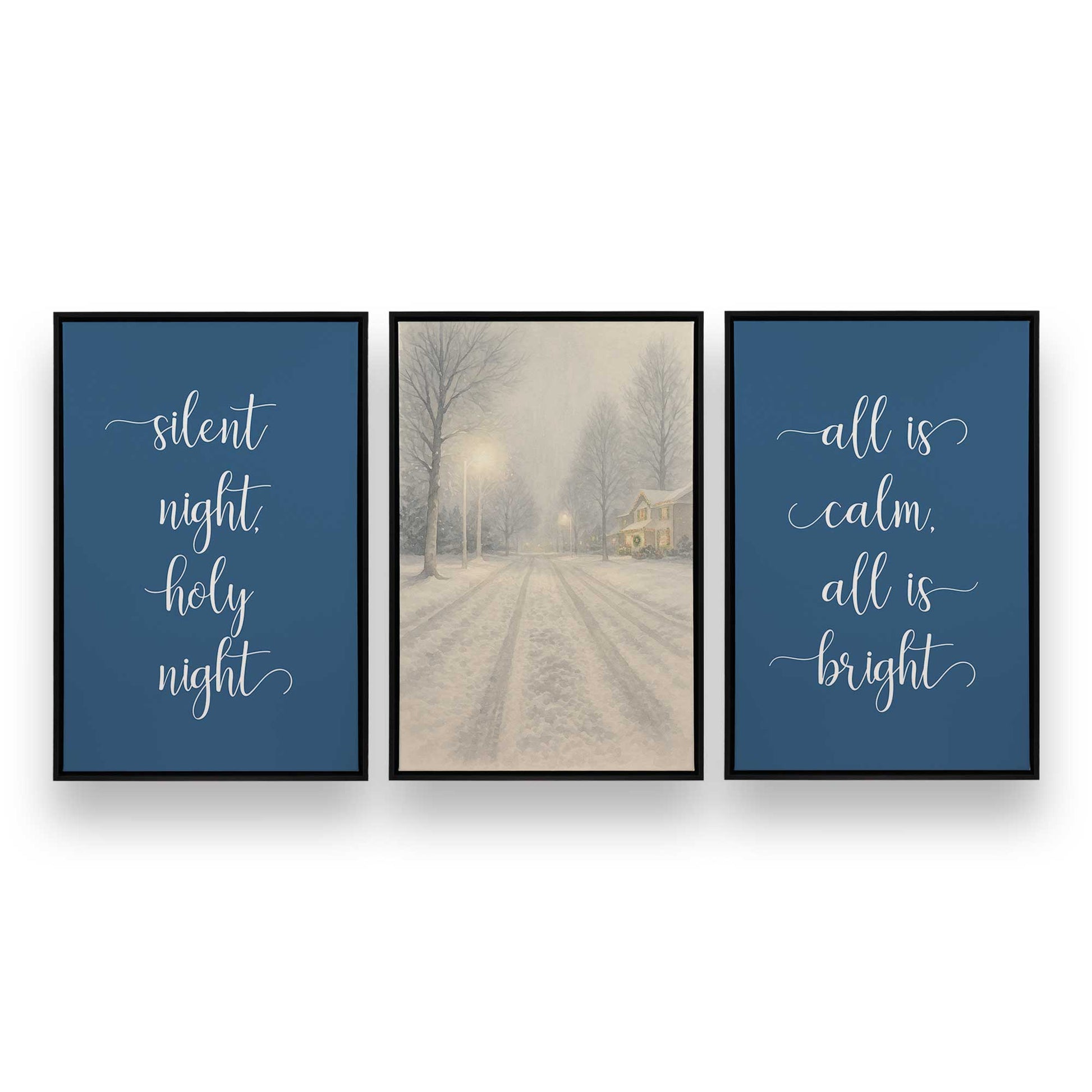 [Color:Satin Black], Picture of art in a Satin Black frame