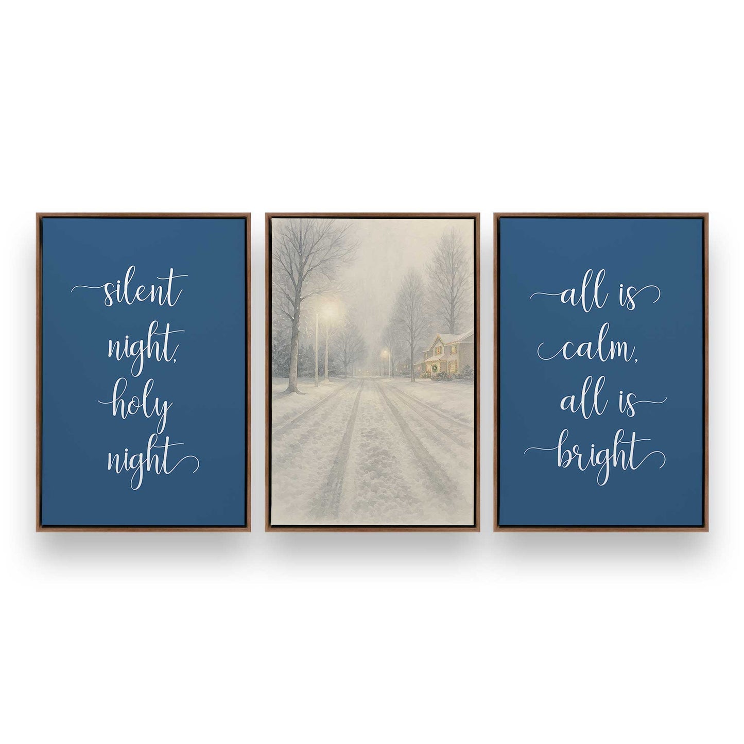 [Color:Walnut], Picture of art in a Walnut frame