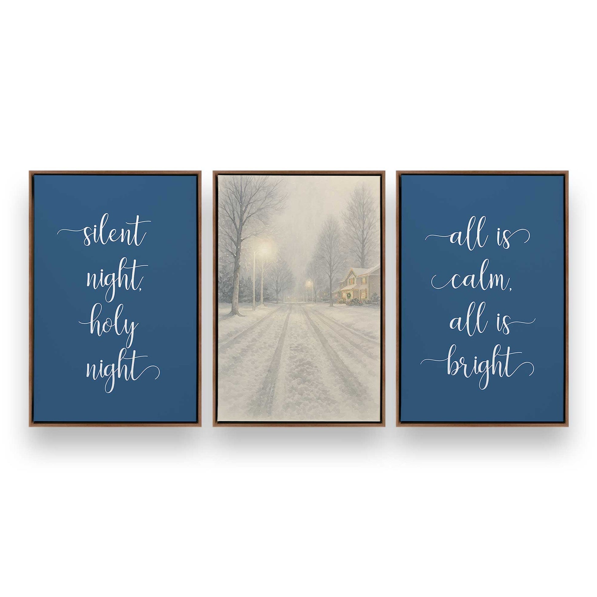 [Color:Walnut], Picture of art in a Walnut frame