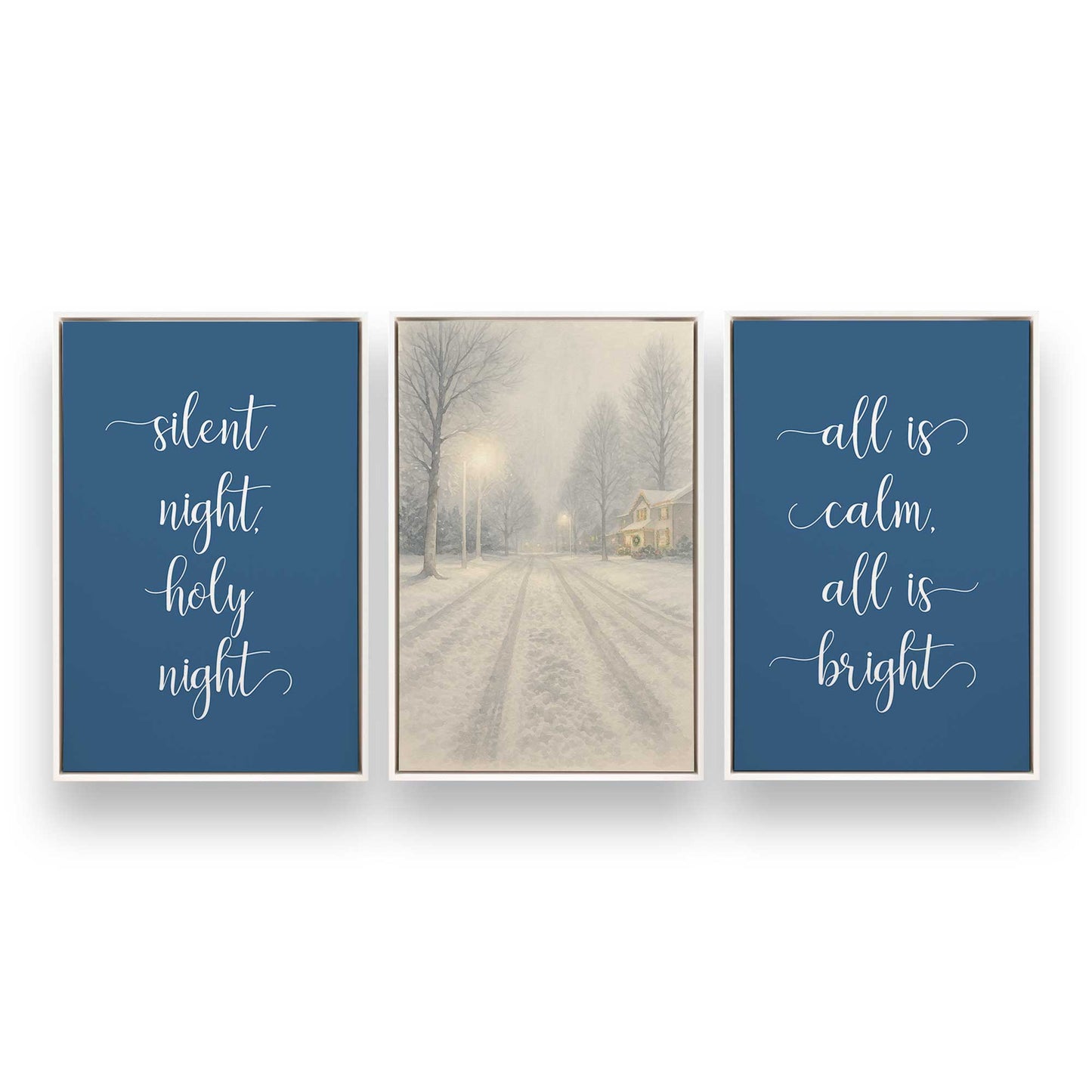 [Color:Opaque White], Picture of art in a White frame