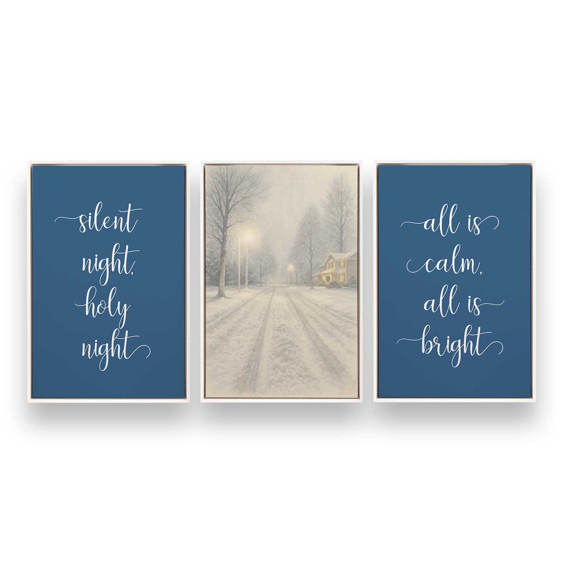 [Color:Opaque White], Picture of art in a White frame