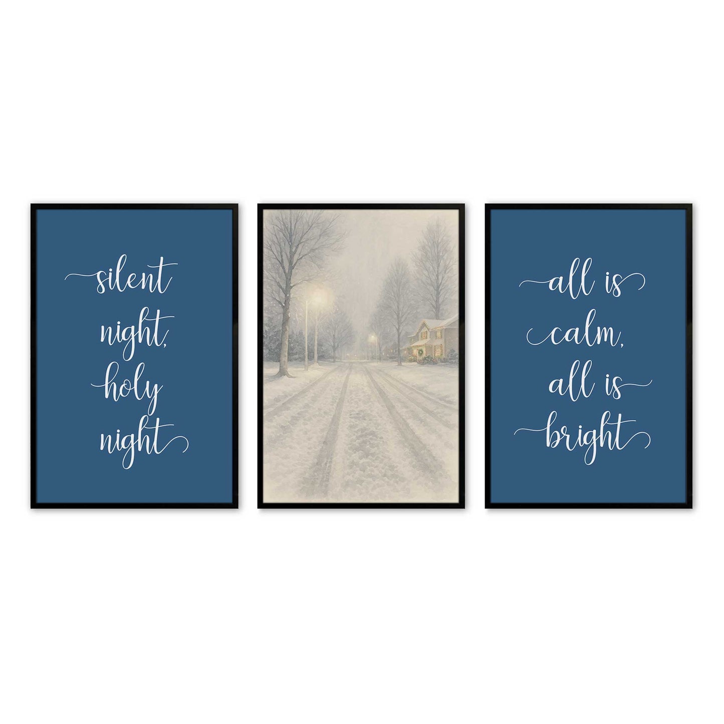 [Color:Satin Black], Picture of art in a Satin Black frame