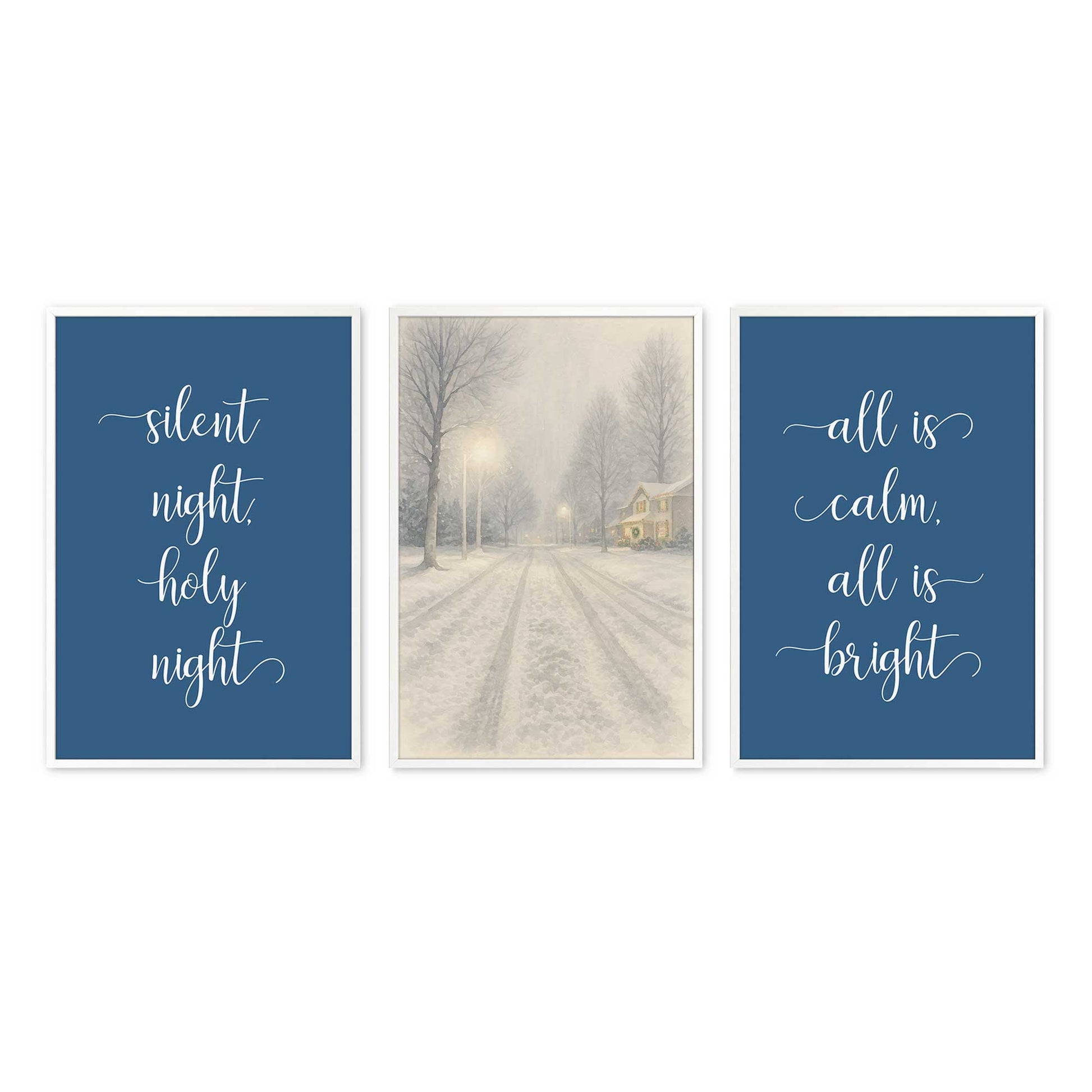 [Color:Opaque White], Picture of art in an Opaque White frame