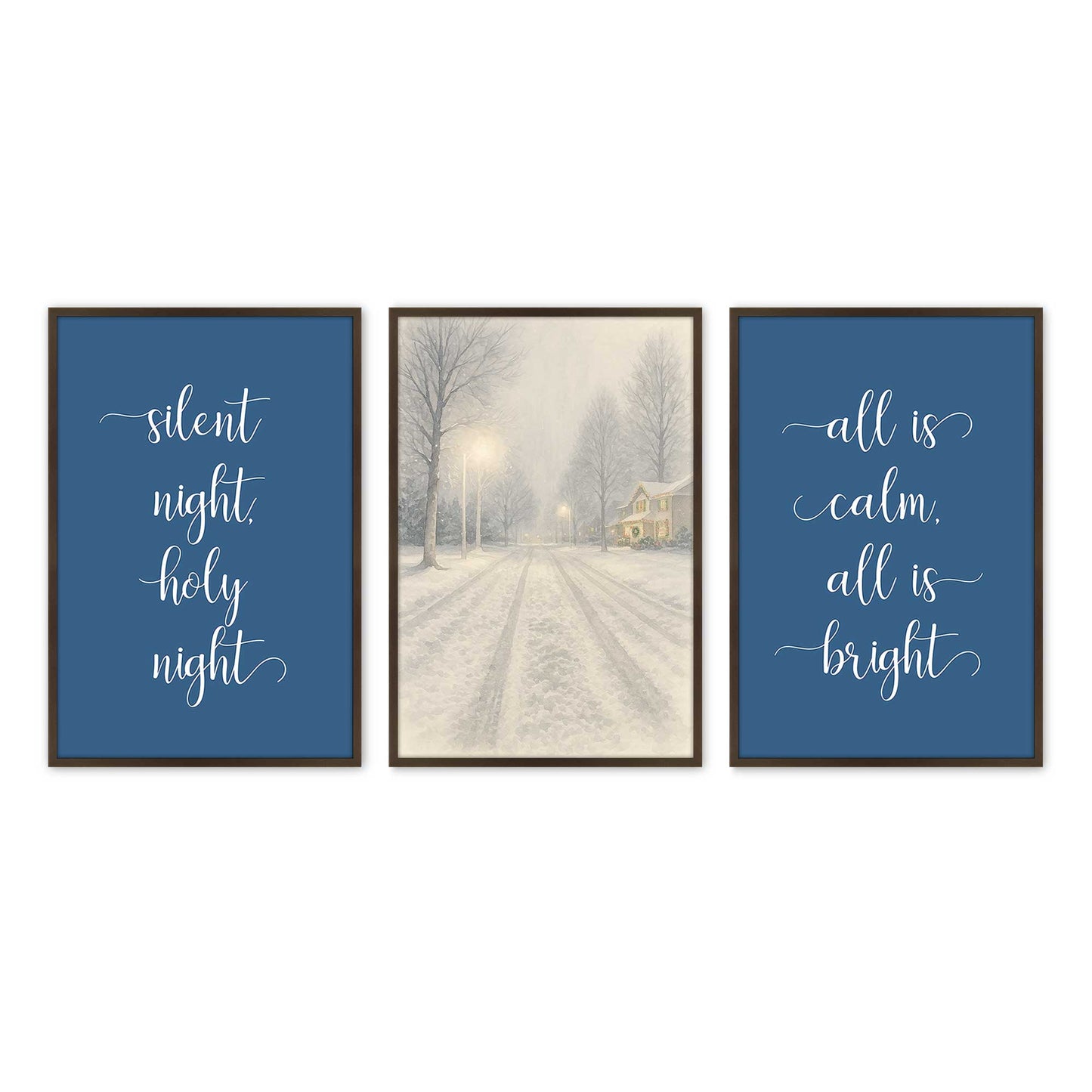 [Color:Belvinder Brown], Picture of art in a Belvinder Brown frame