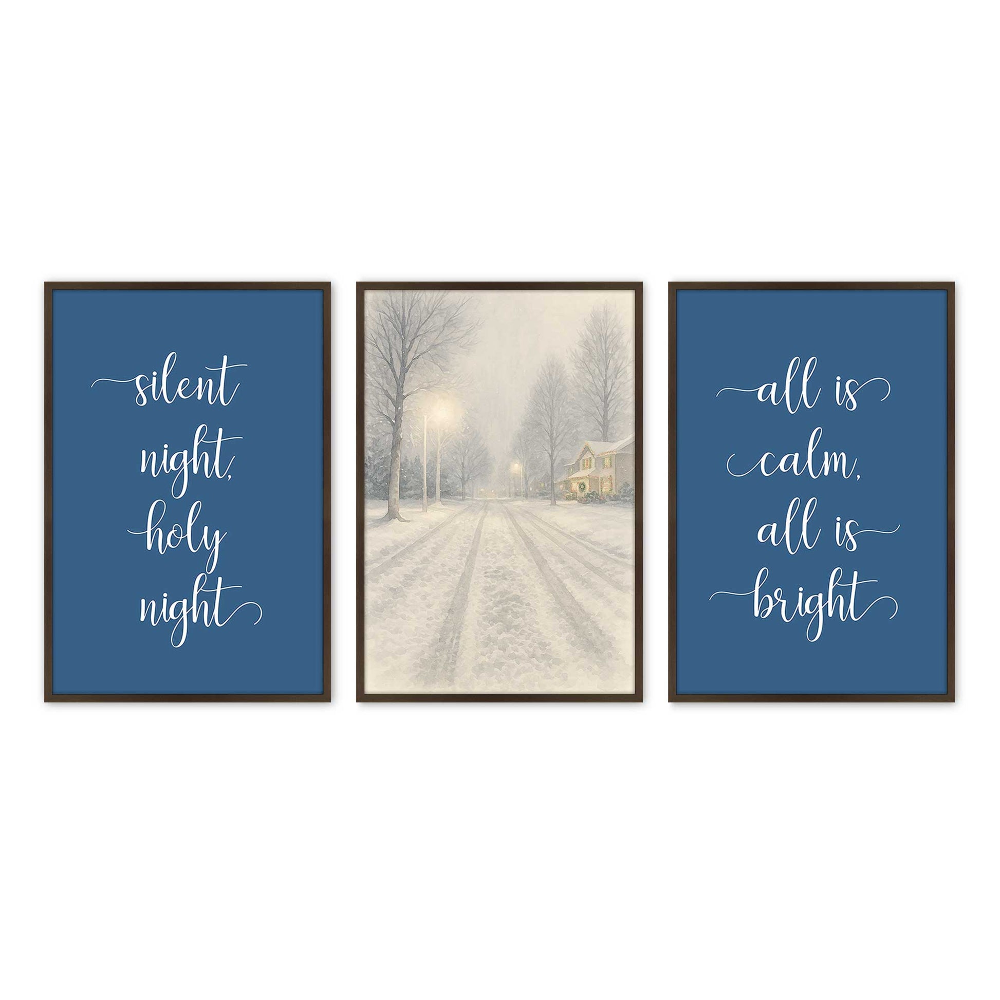 [Color:Belvinder Brown], Picture of art in a Belvinder Brown frame