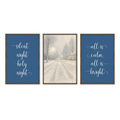 [Color:Walnut], Picture of art in a Walnut frame