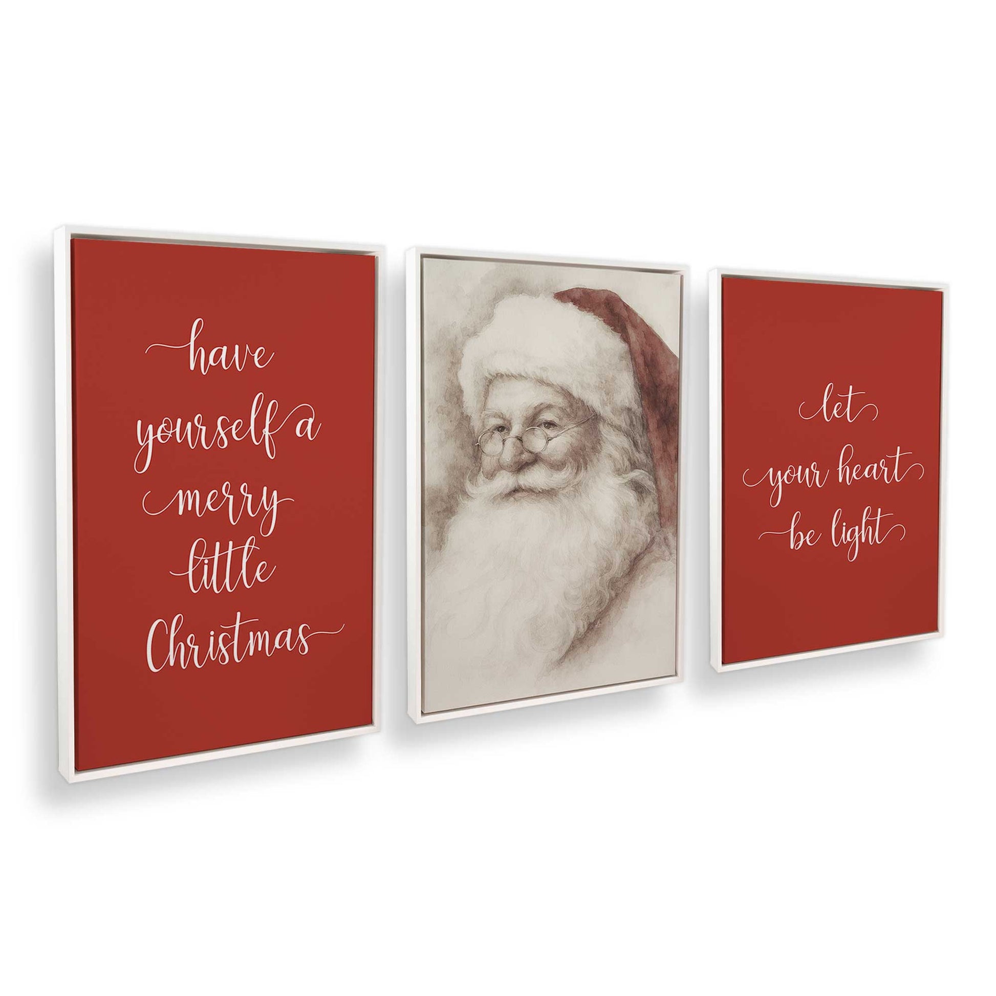 [Color:Opaque White], Picture of art in a White frame at an angle