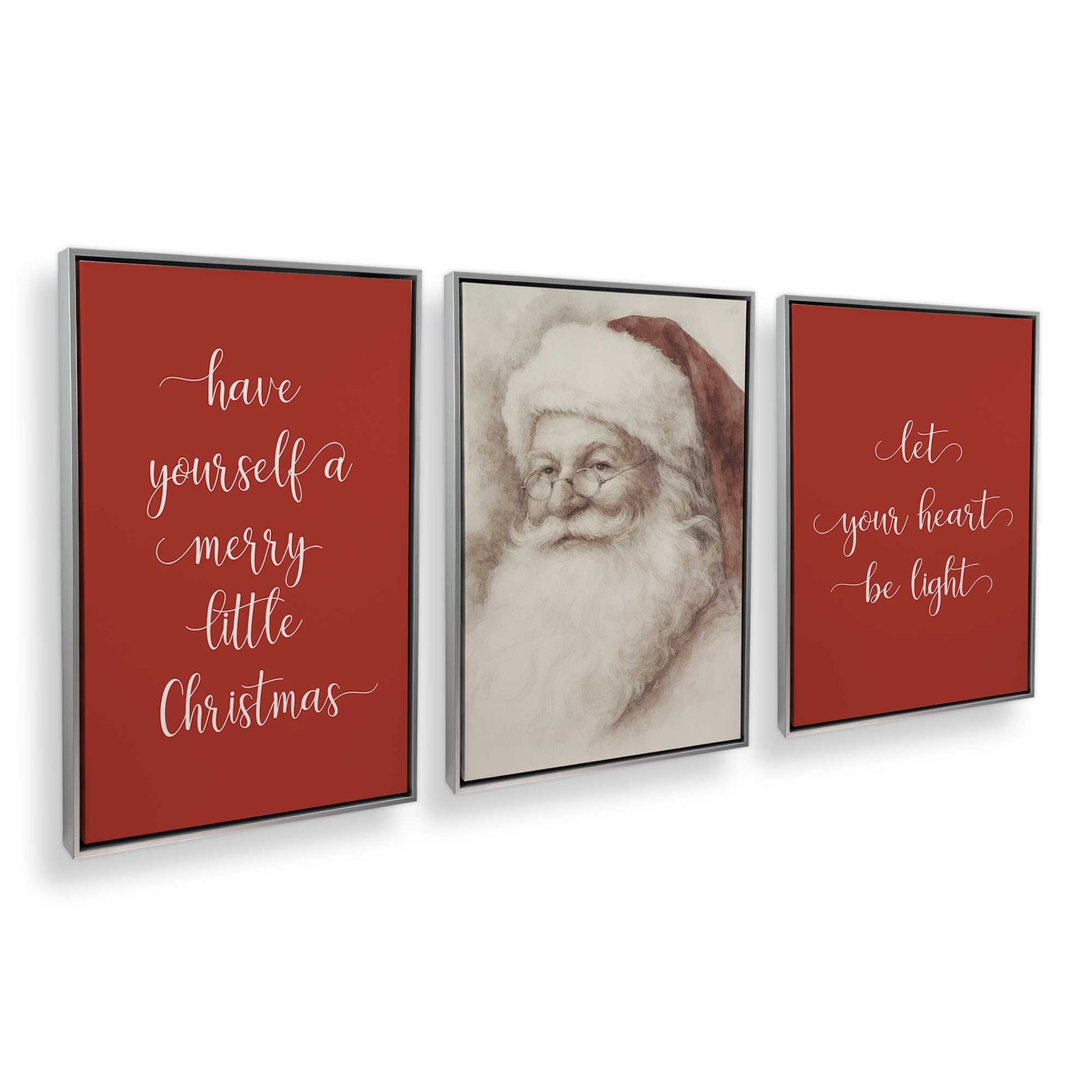 [Color:Polished Chrome], Picture of art in a Polished Chrome frame at an angle