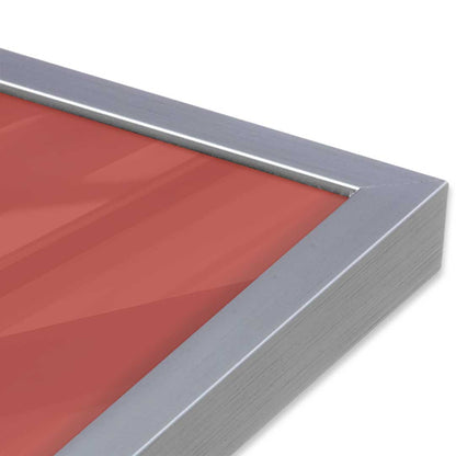 [Color:Polished Chrome], Picture of art in a Polished Chrome frame of the corner