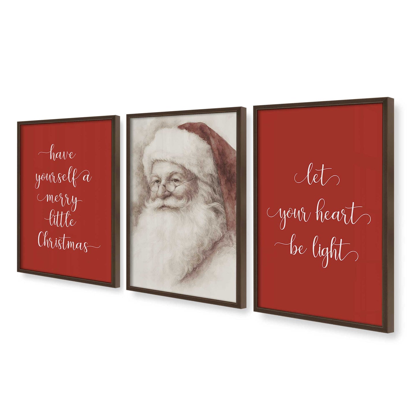 [Color:Belvinder Brown], Picture of art in a Belvinder Brown frame at an angle