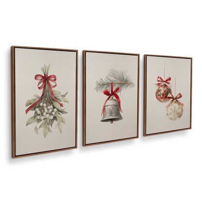 [Color:Walnut], Picture of art in a Walnut frame at an angle