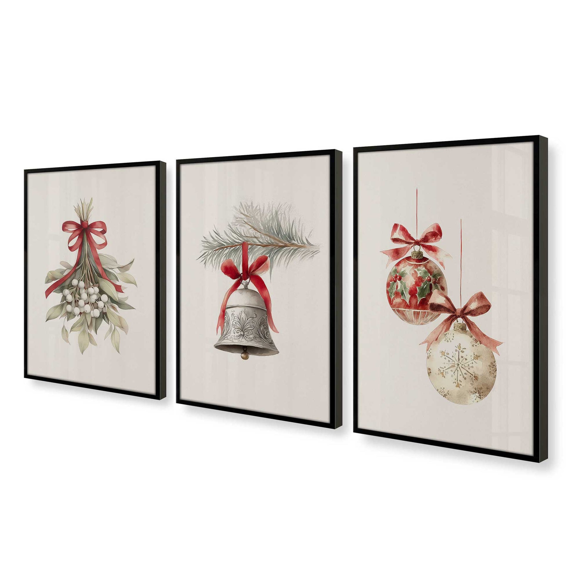 [Color:Satin Black], Picture of art in a Satin Black frame at an angle