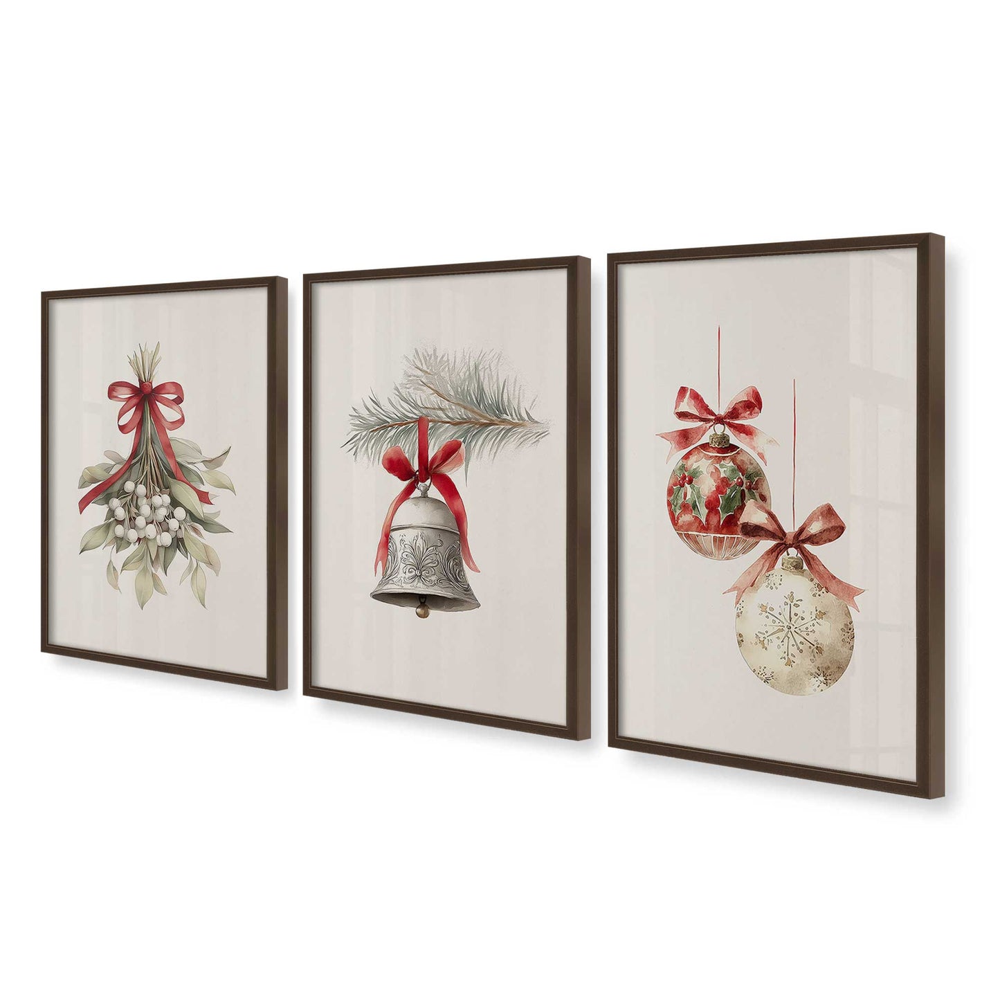 [Color:Belvinder Brown], Picture of art in a Belvinder Brown frame at an angle