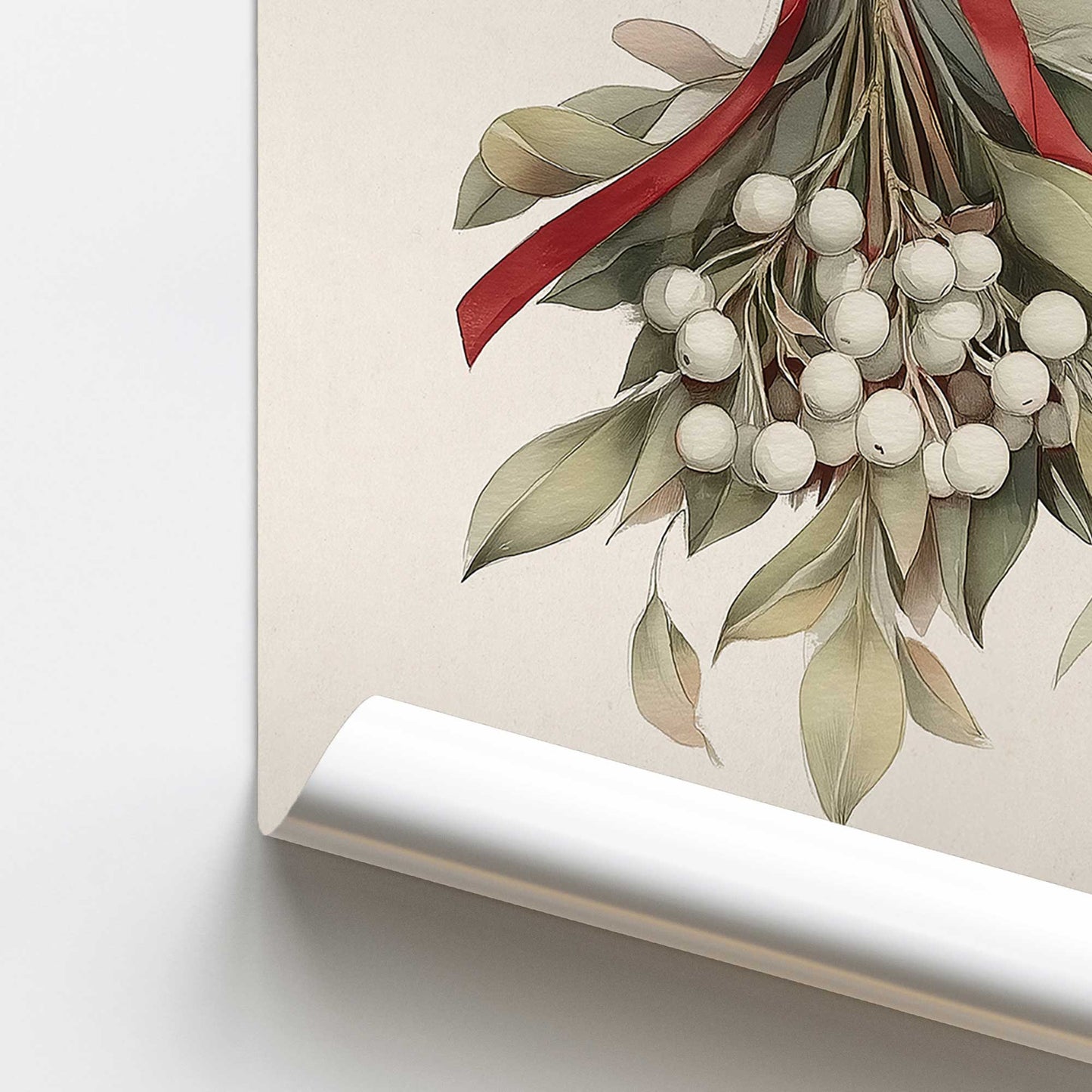 [color:Rolled Print], Picture of close up of art