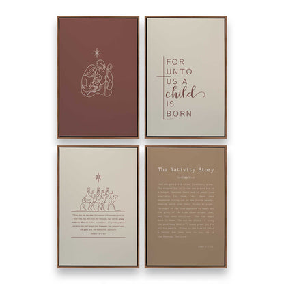 [Color:Walnut], Picture of art in a Walnut frame