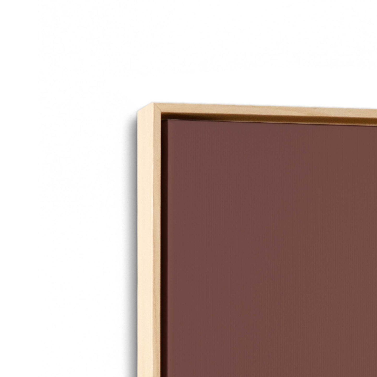 [Color:American Maple], Picture of art in an American Maple frame at an angle
