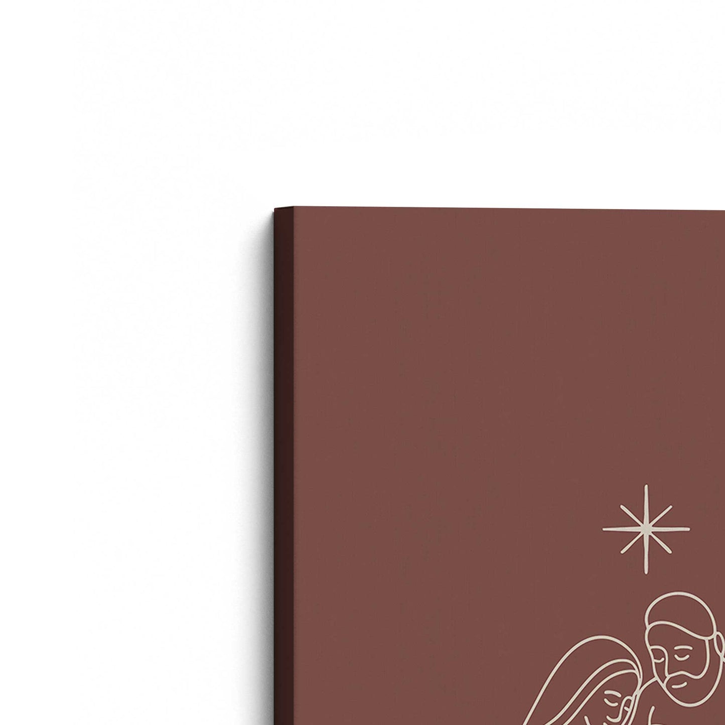 [Color:Stretched Canvas], Picture of art at an angle