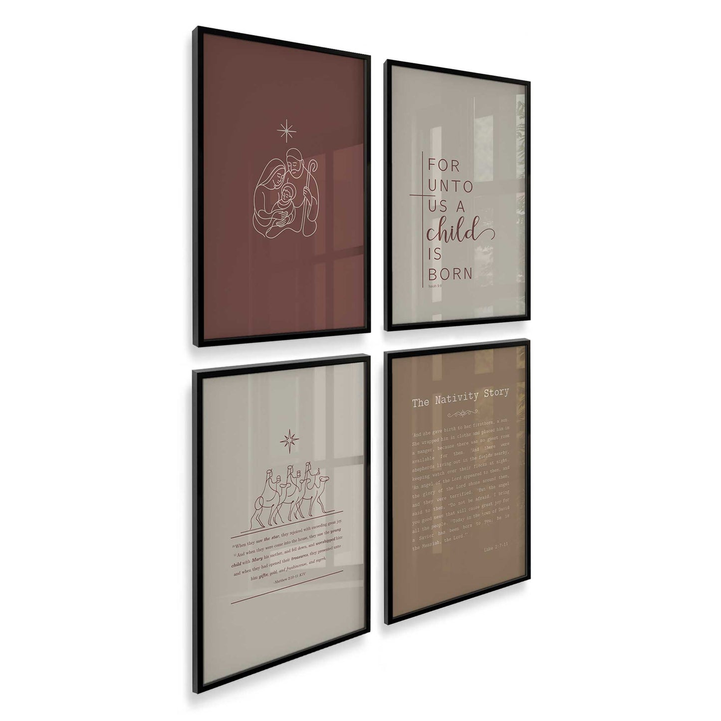 [Color:Satin Black], Picture of art in a Satin Black frame at an angle