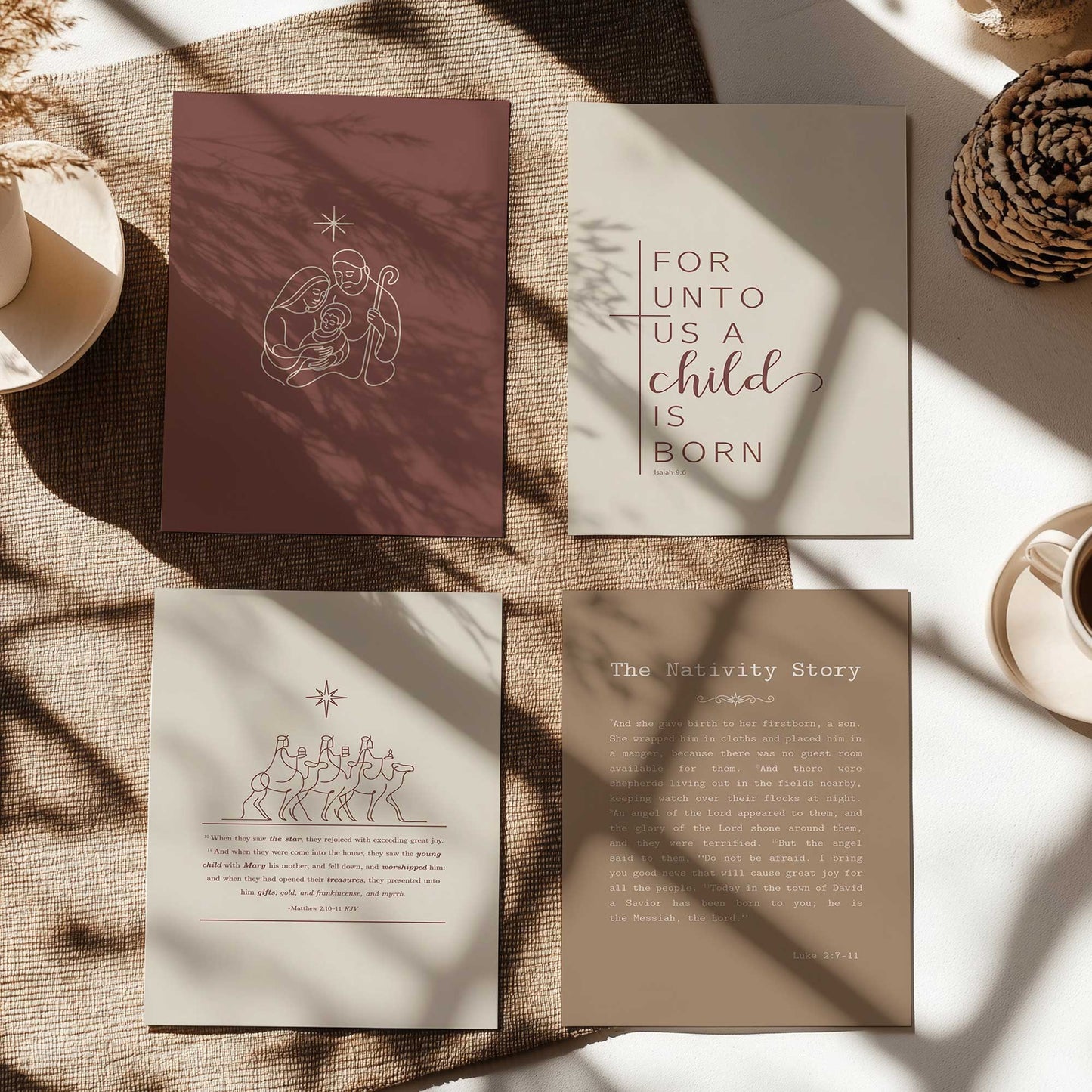 [color:Rolled Print], Picture of art in a room