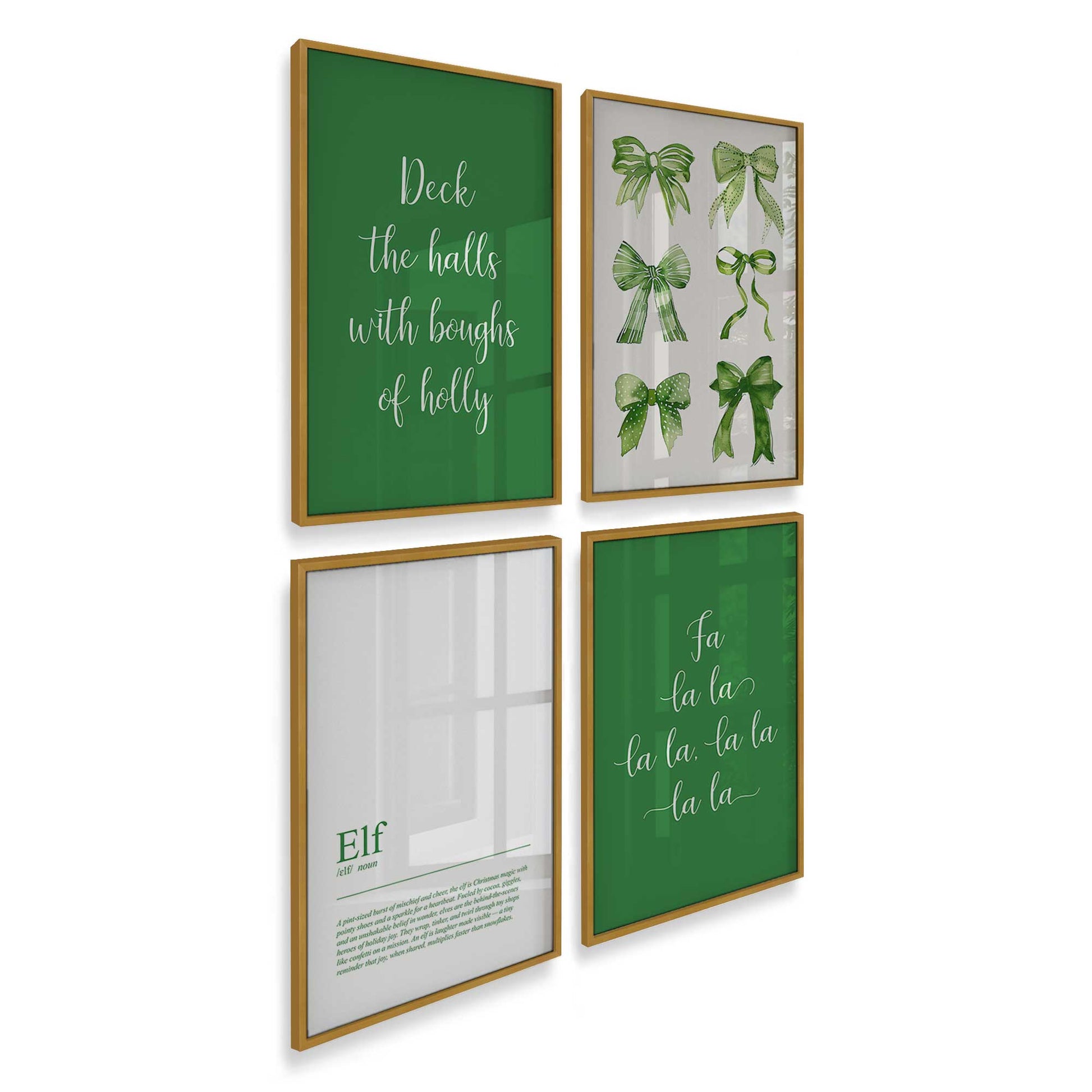 [Color:Polished Gold], Picture of art in a Polished Gold frame of the corner