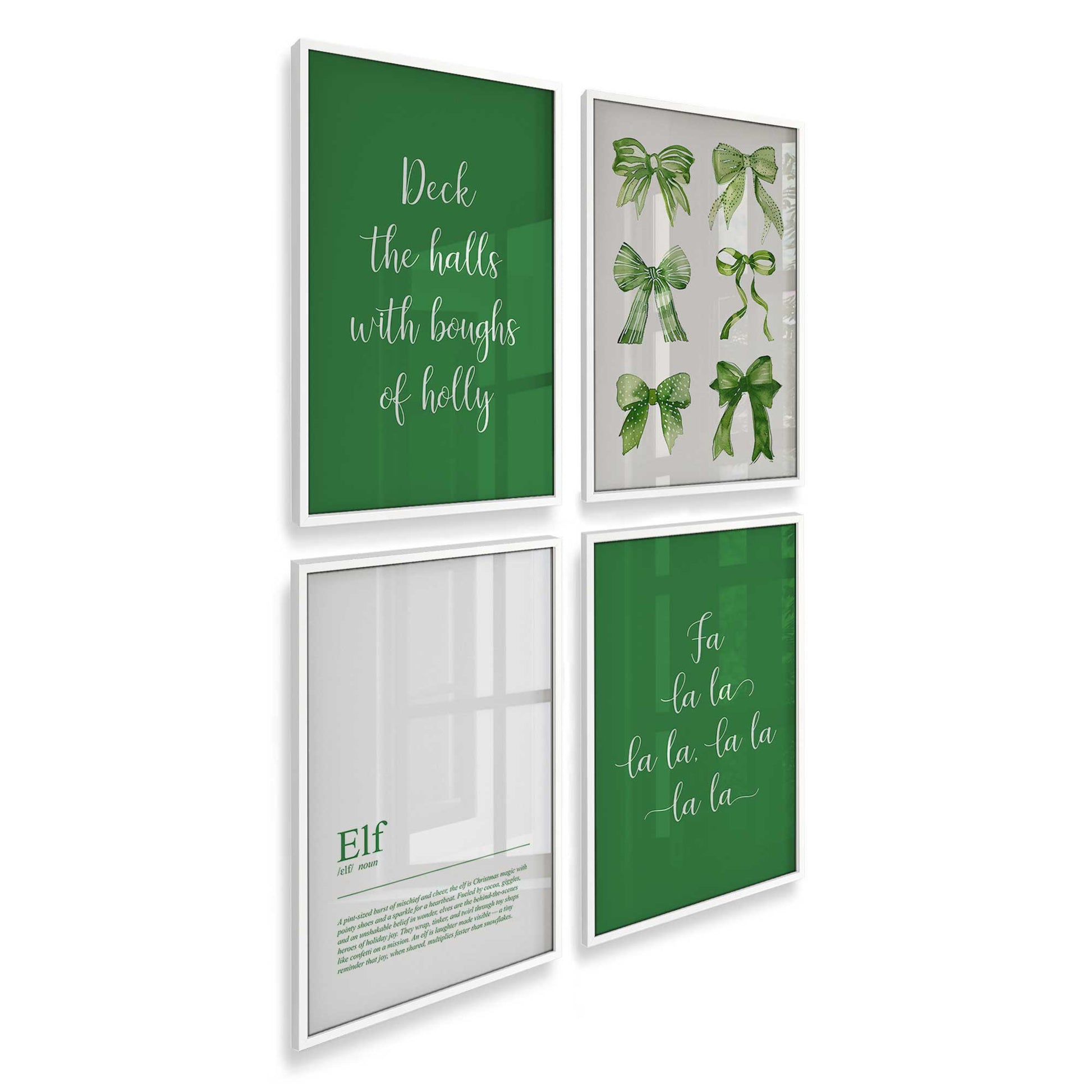 [Color:Opaque White], Picture of art in an Opaque White frame at an angle