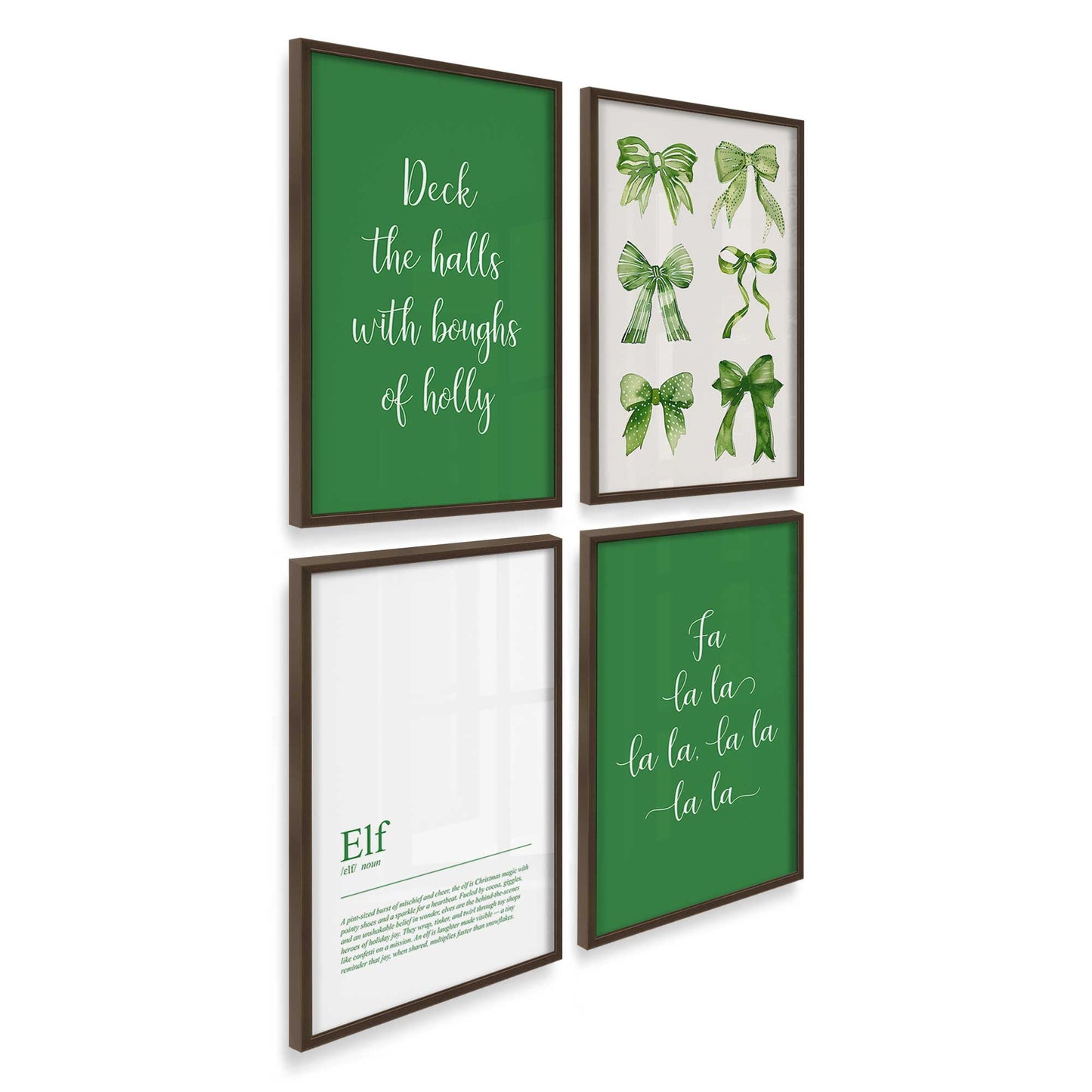 [Color:Belvinder Brown], Picture of art in a Belvinder Brown frame at an angle