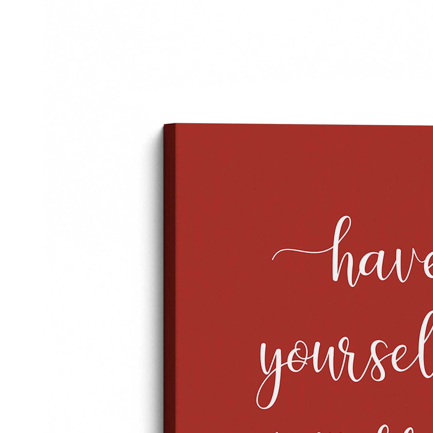 [Color:Stretched Canvas], Picture of art at an angle