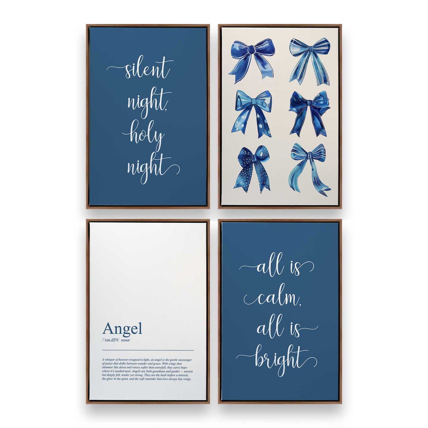 [Color:Walnut], Picture of art in a Walnut frame